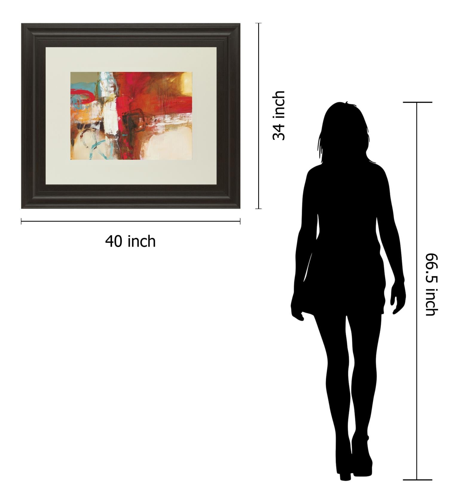 Woven By Natasha Barnes 34X40 Framed Print