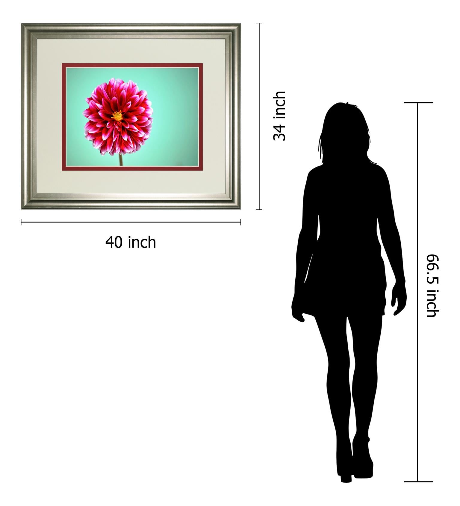 Zenia By Gail Peck 34X40 Framed Print