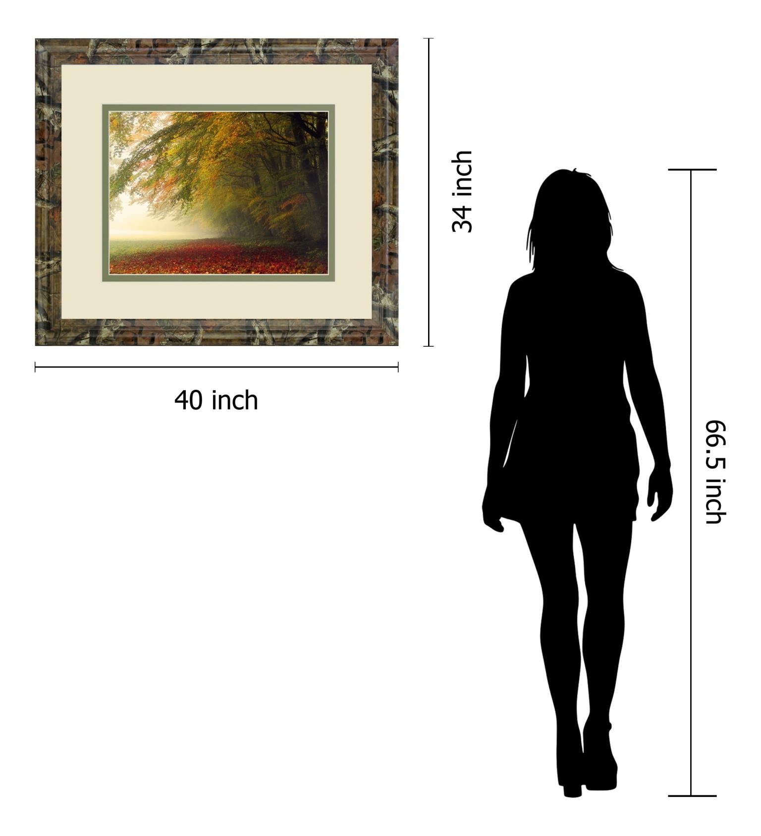 Your Beauty Silences Me By Irene Weisz ***Monl*** 34X40 Framed Print