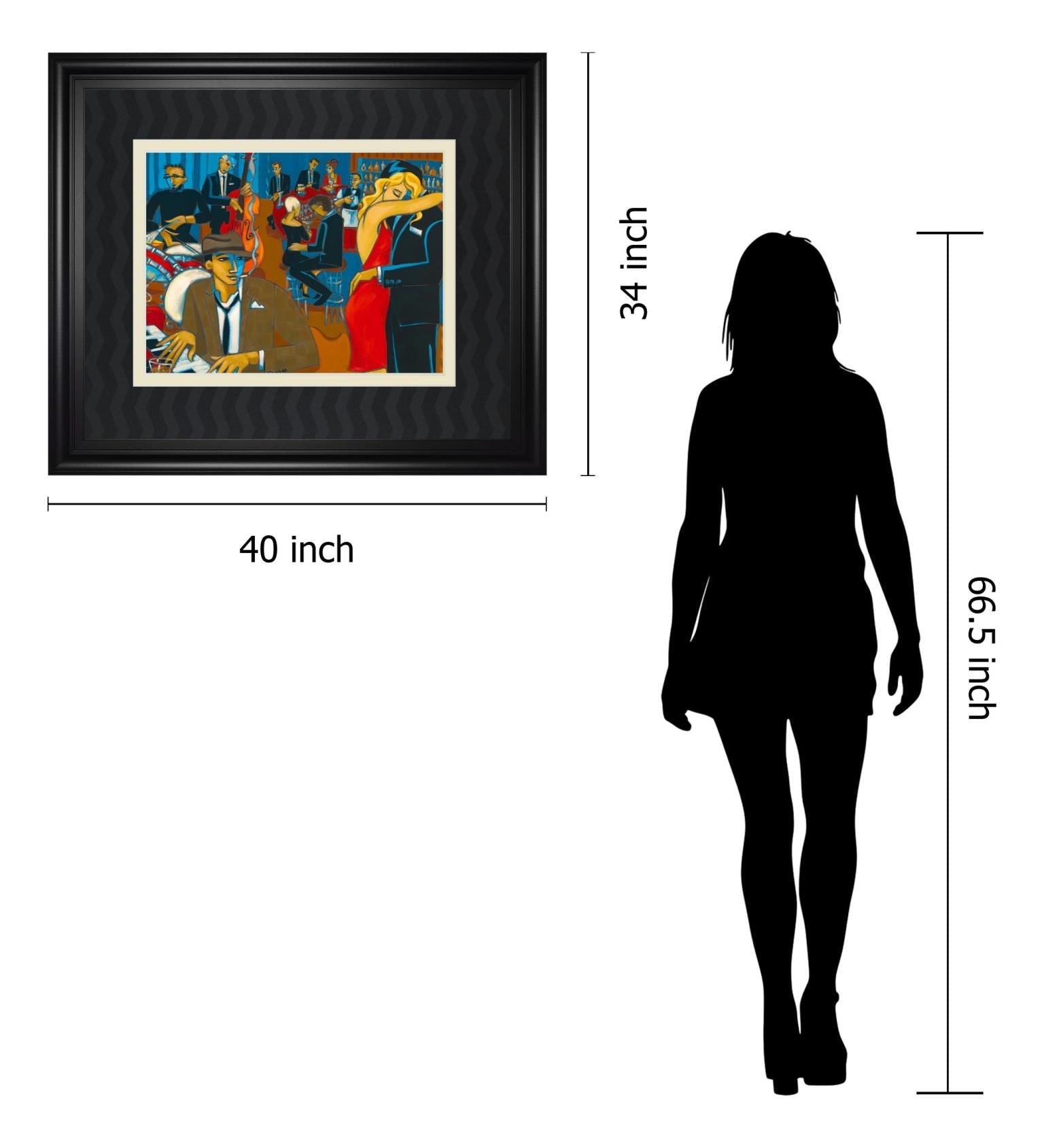 After Hours By Marsha Hammel 34X40 Framed Print
