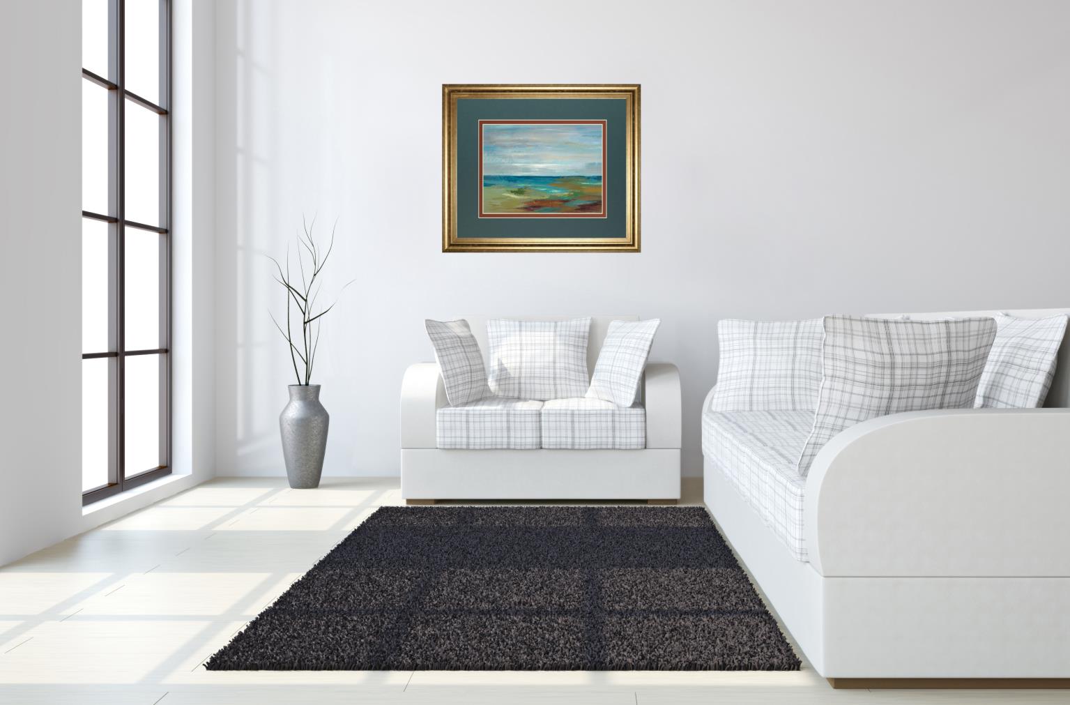 Wispy Clouds By Silvia Vassileva 34X40 Framed Print