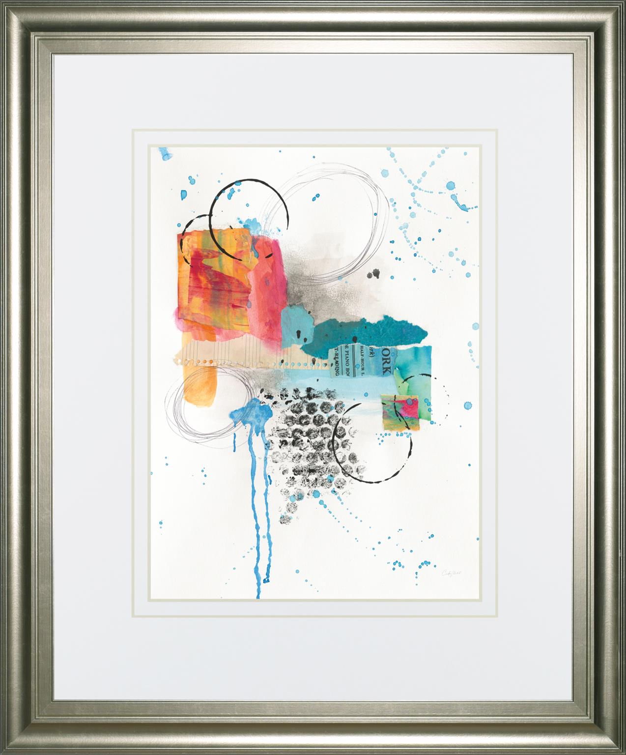 Abstract Skyline I By Courtney Prahl 34X40 Framed Print