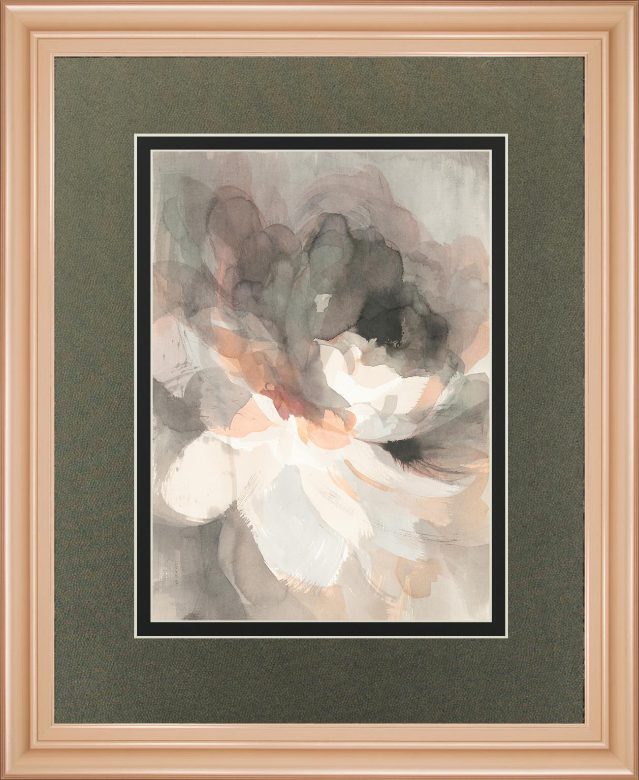 Abstract Peony By Danhui Nai 34X40 Framed Print