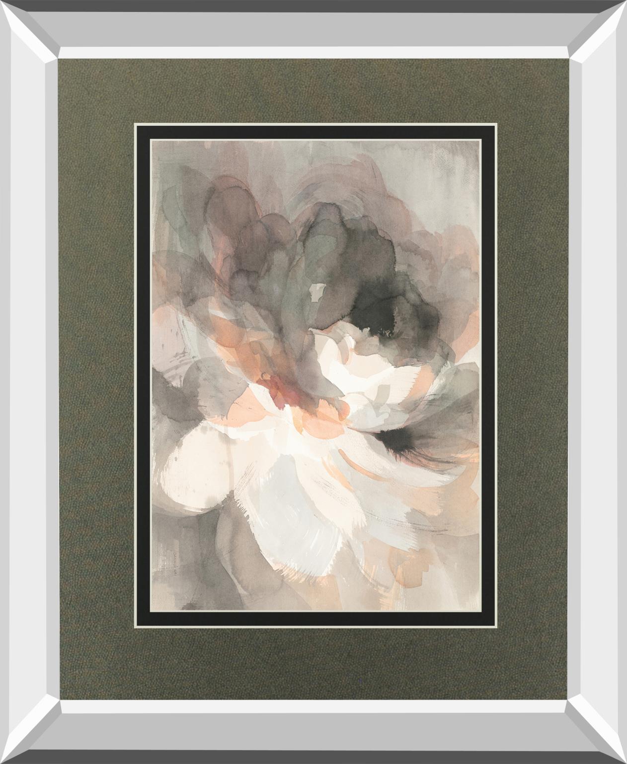 Abstract Peony By Danhui Nai 34X40 Mirror Frame Print