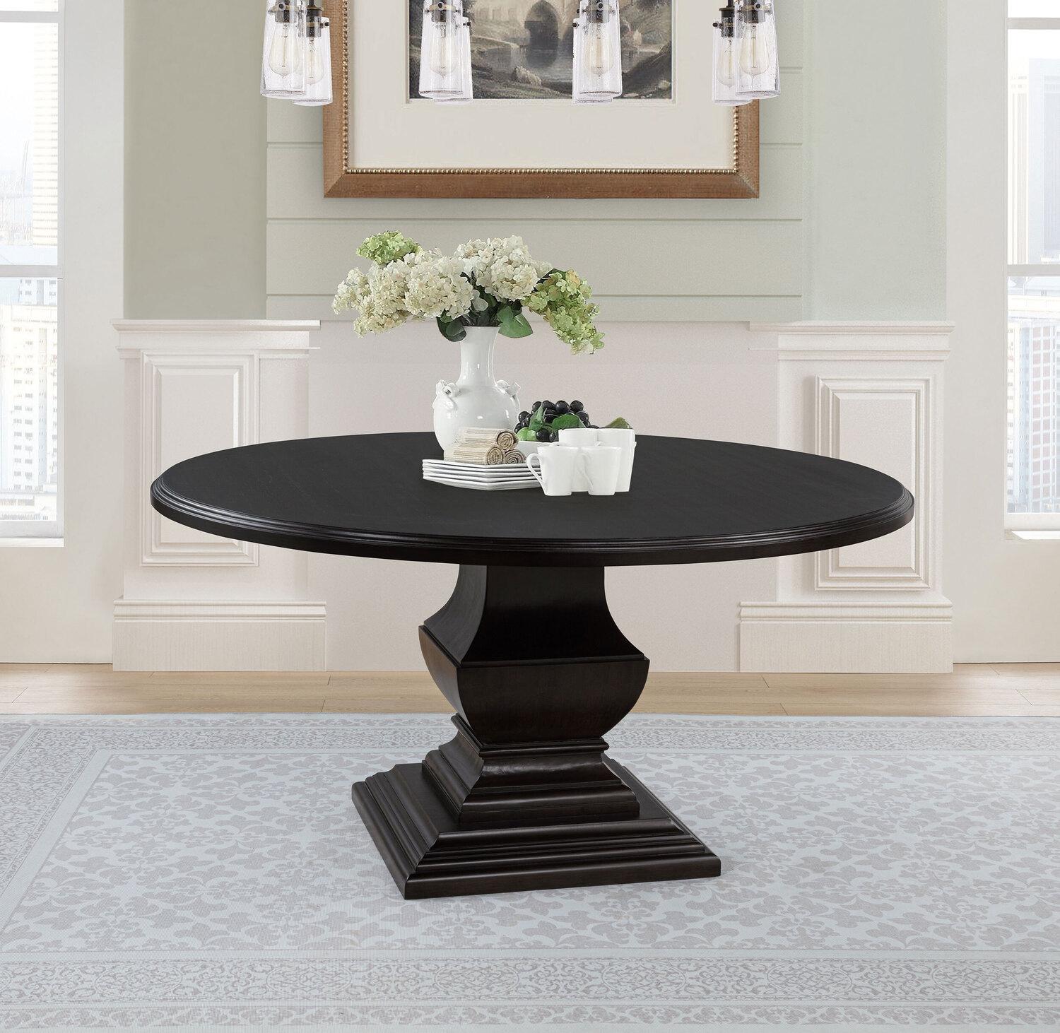Twyla 5-pc Round Wood Dining Set