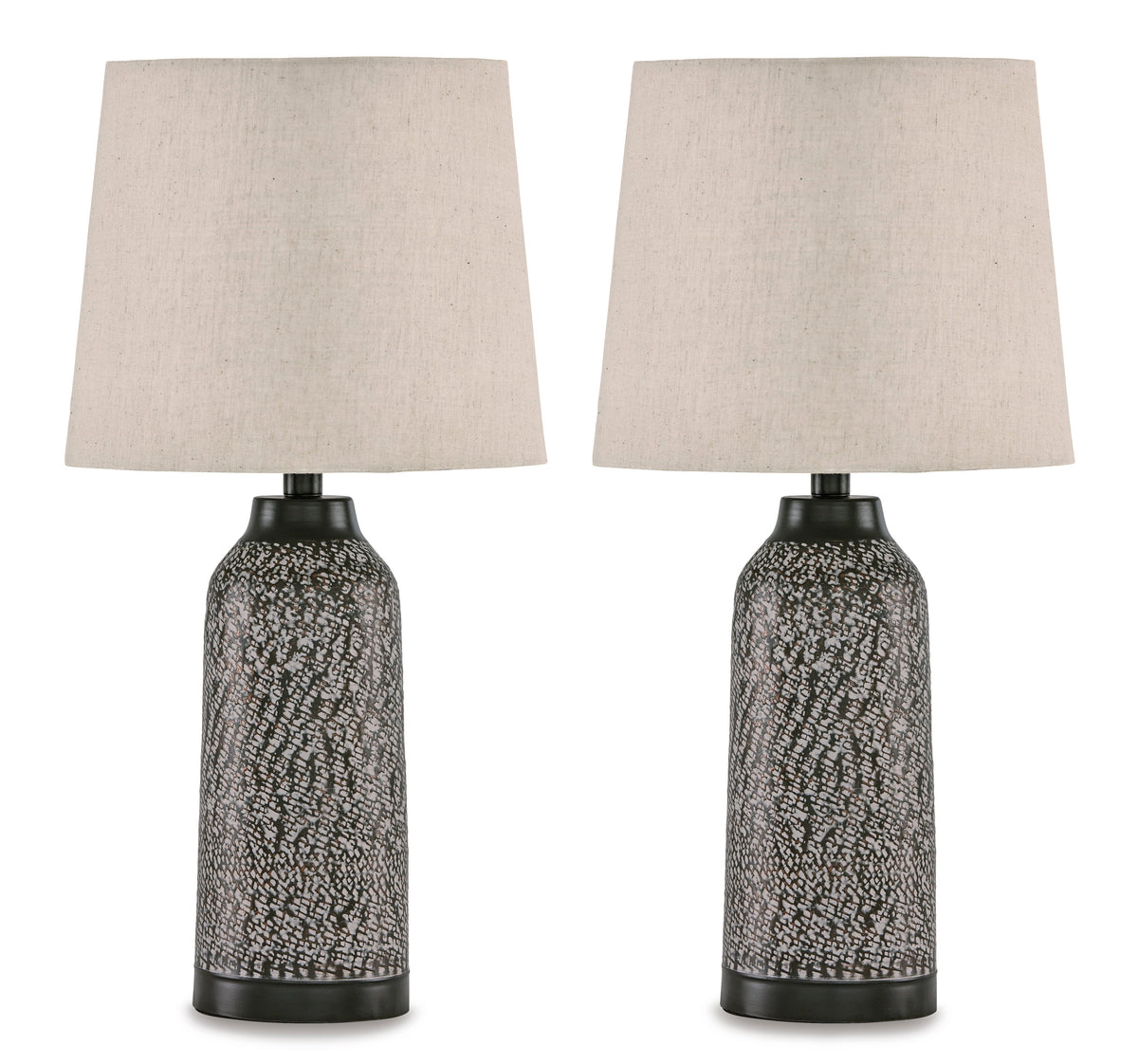 Lanson Antique Bronze Table Lamp Set of 2