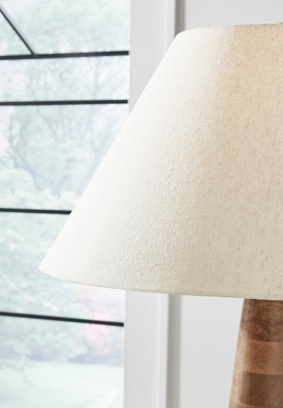 Danset Honey Brown Wood Floor Lamp
