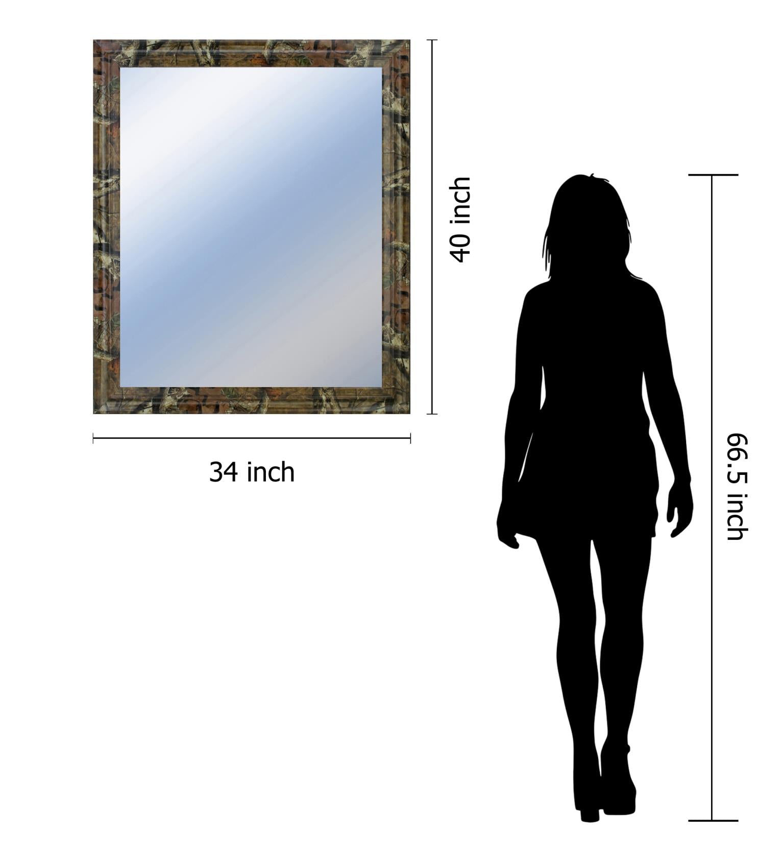 34X40 Promotional Mirror Frame #43 ***Monl*** 34X40 Framed Print