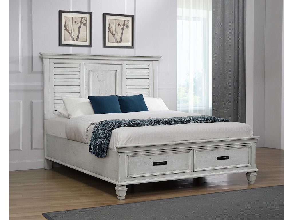 Franco Wood Storage Panel Bed (Queen)