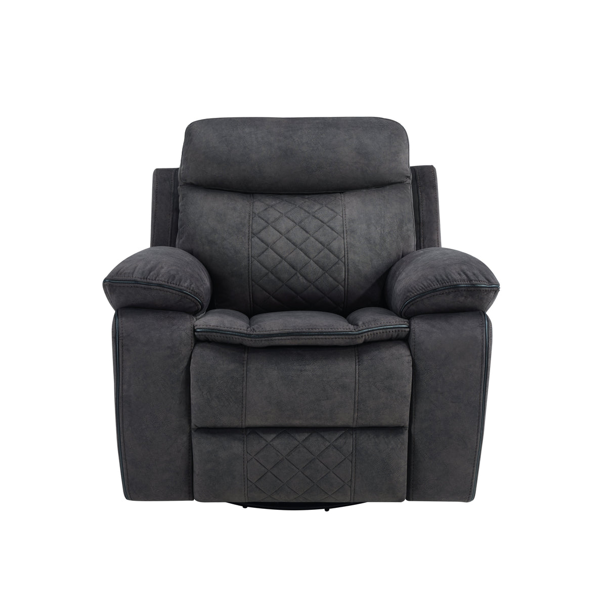 Liz Reclining Sofa & Loveseat Set in Grey