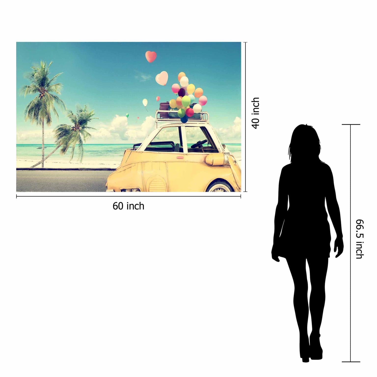 Temp Glass W/Foil - Car W/Balloons Tempered Glass