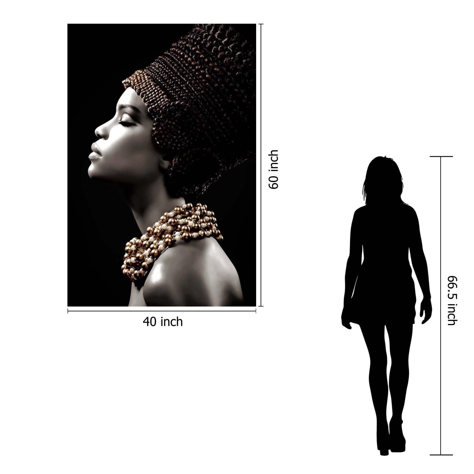 Temp Glass W/Foil - Woman Side Profile Tempered Glass