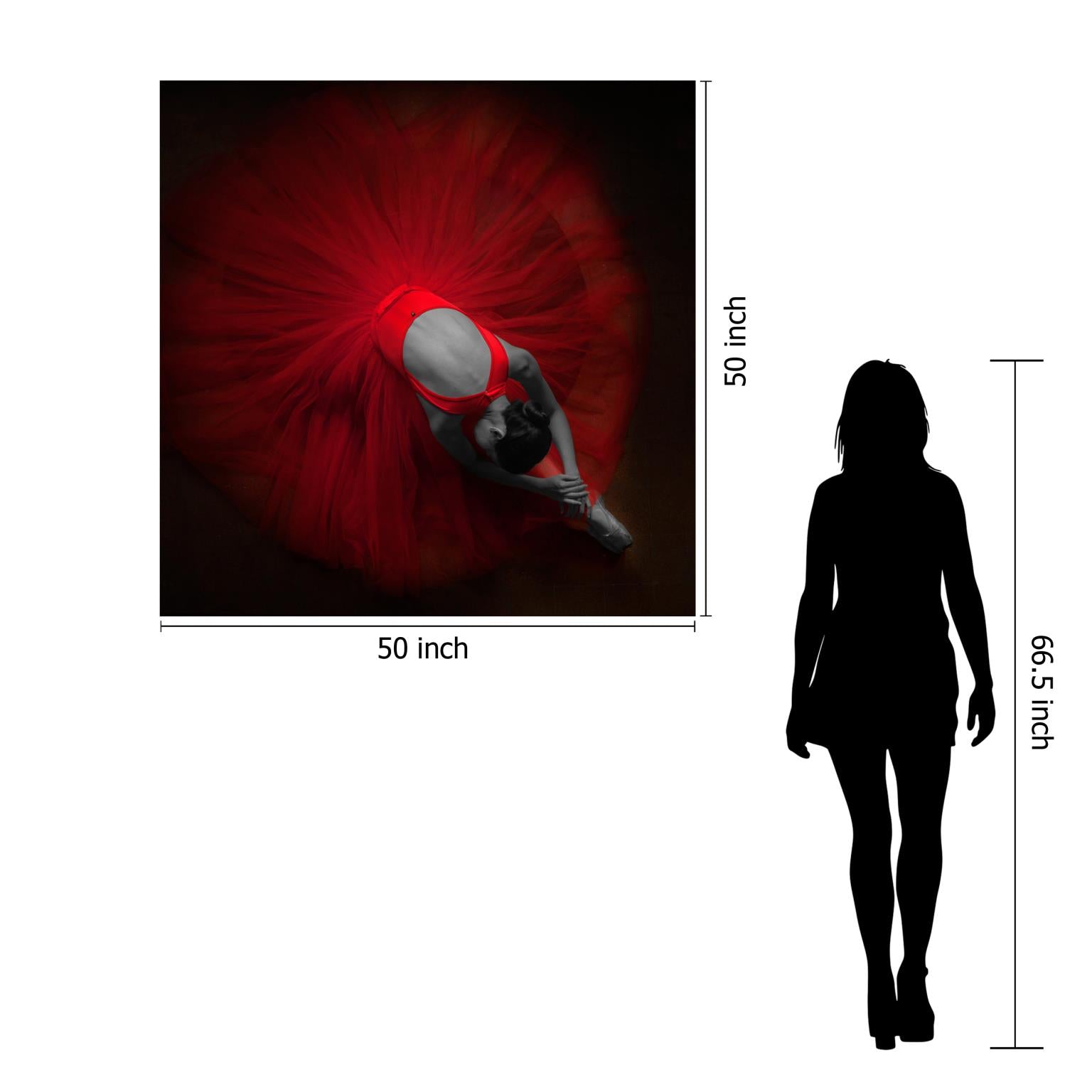 Temp Glass - Red Ballerina Tempered Glass