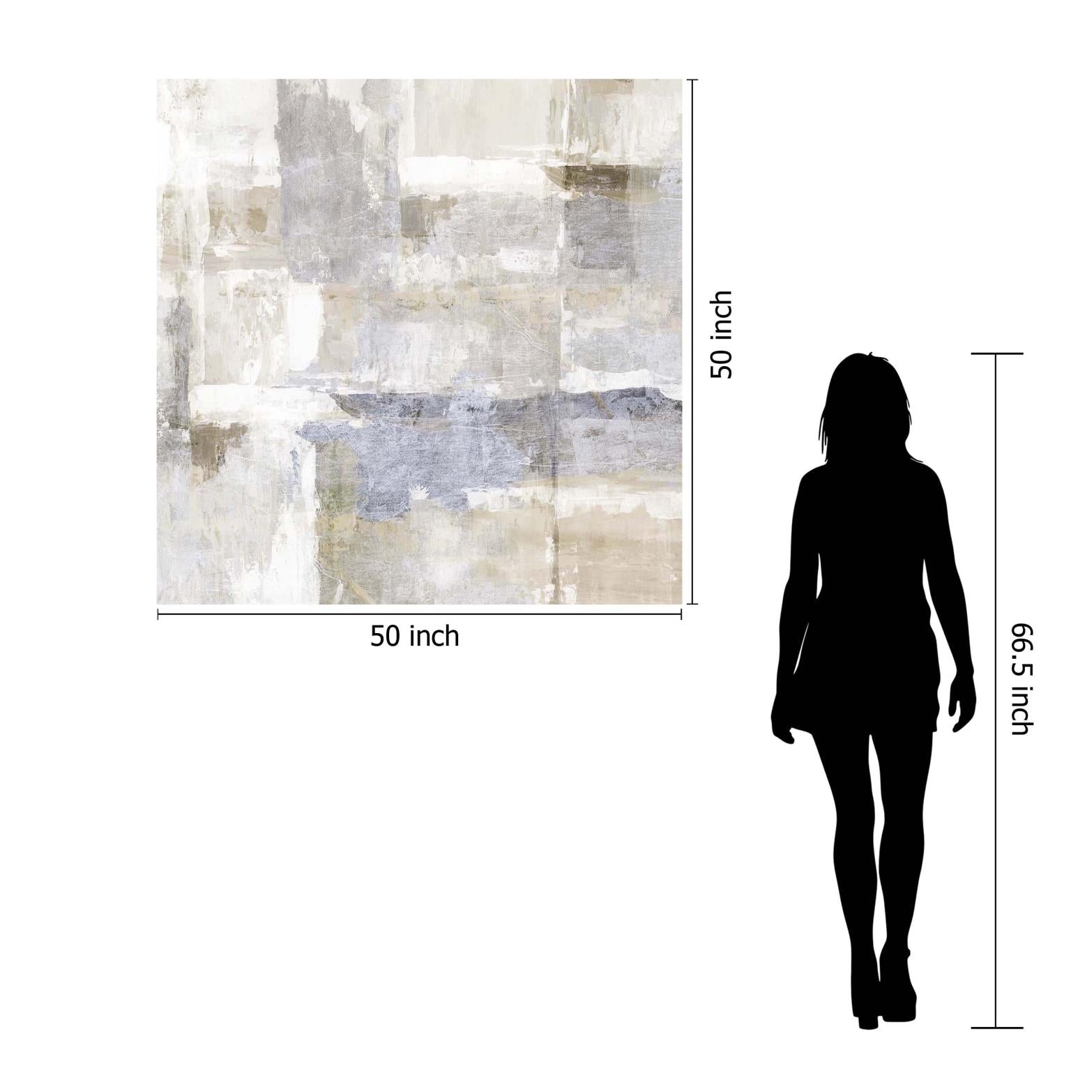 Temp Glass W/Foil - White Abstract 2 Tempered Glass