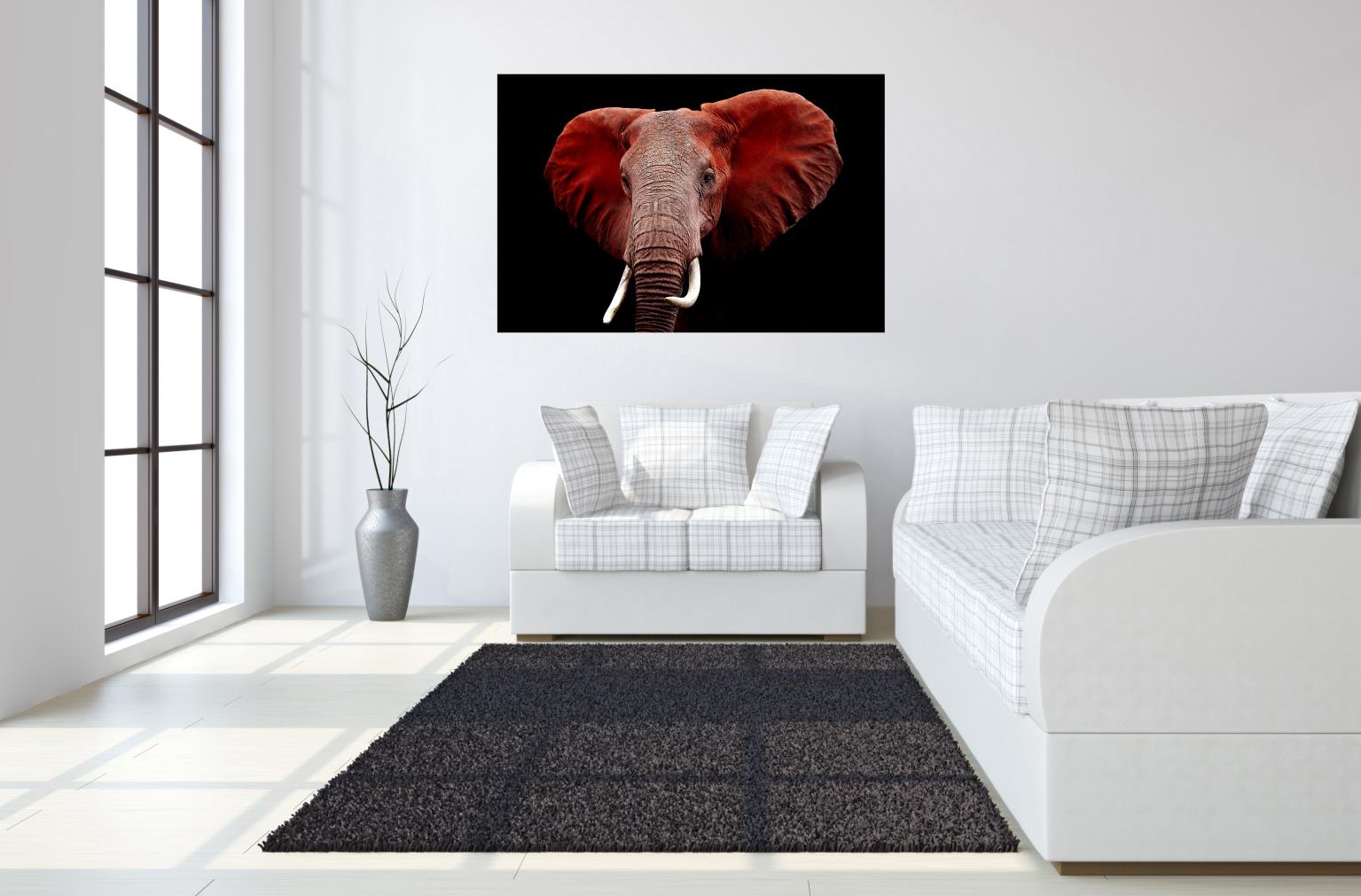 Temp Glass W/Foil - Red Elephant Tempered Glass