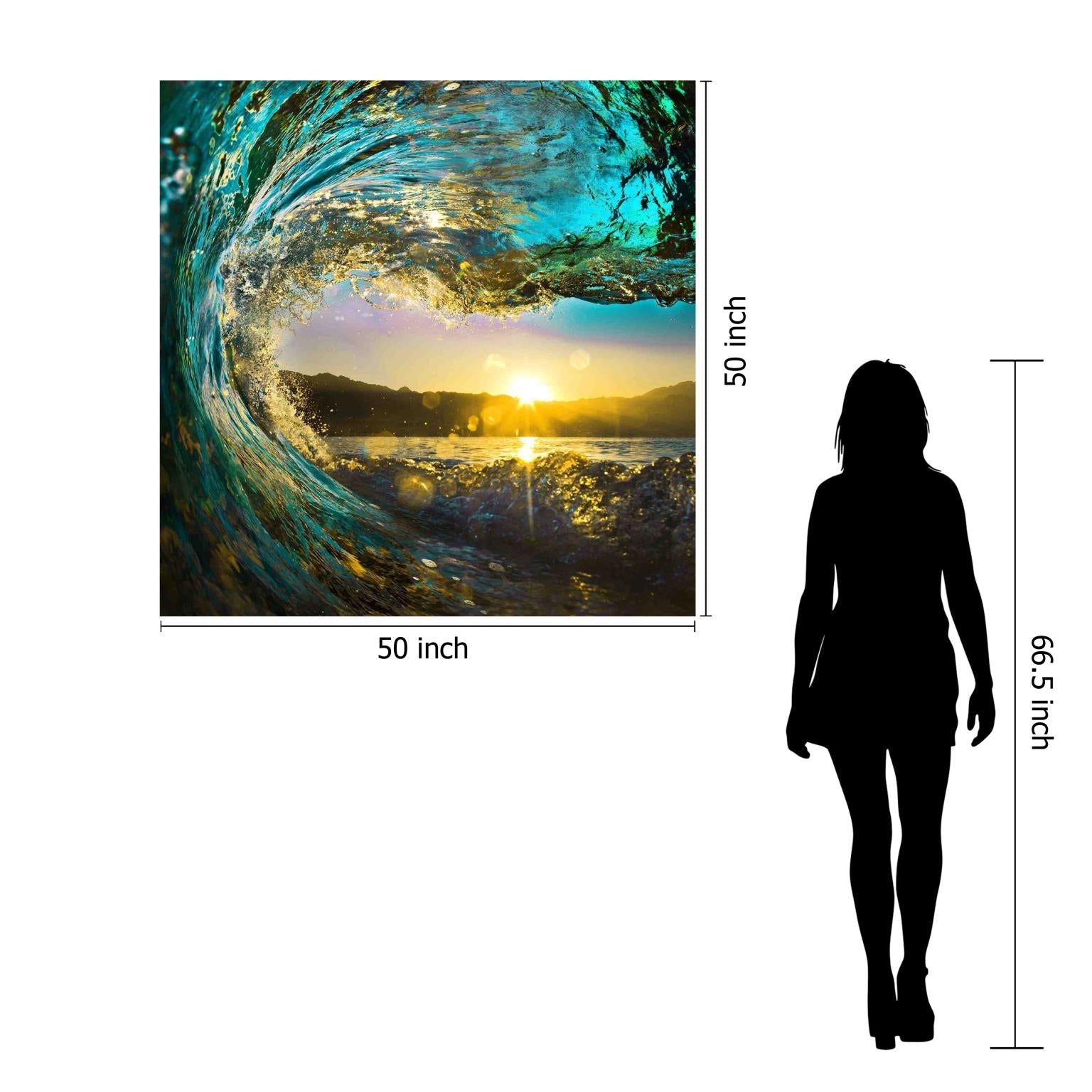 Temp Glass W/Foil - Wave Tempered Glass