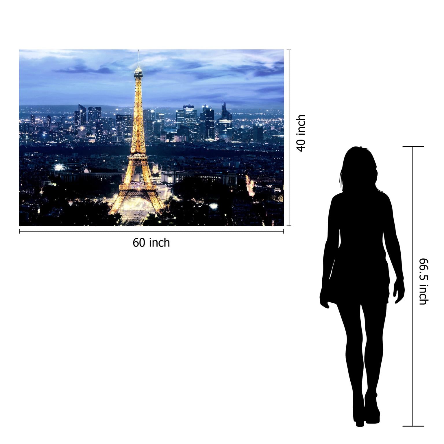 Temp Glass W/Foil - Eiffel Tower 2 Tempered Glass