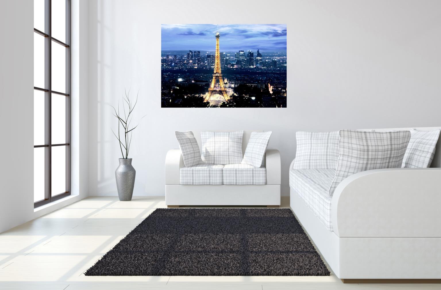 Temp Glass W/Foil - Eiffel Tower 2 Tempered Glass