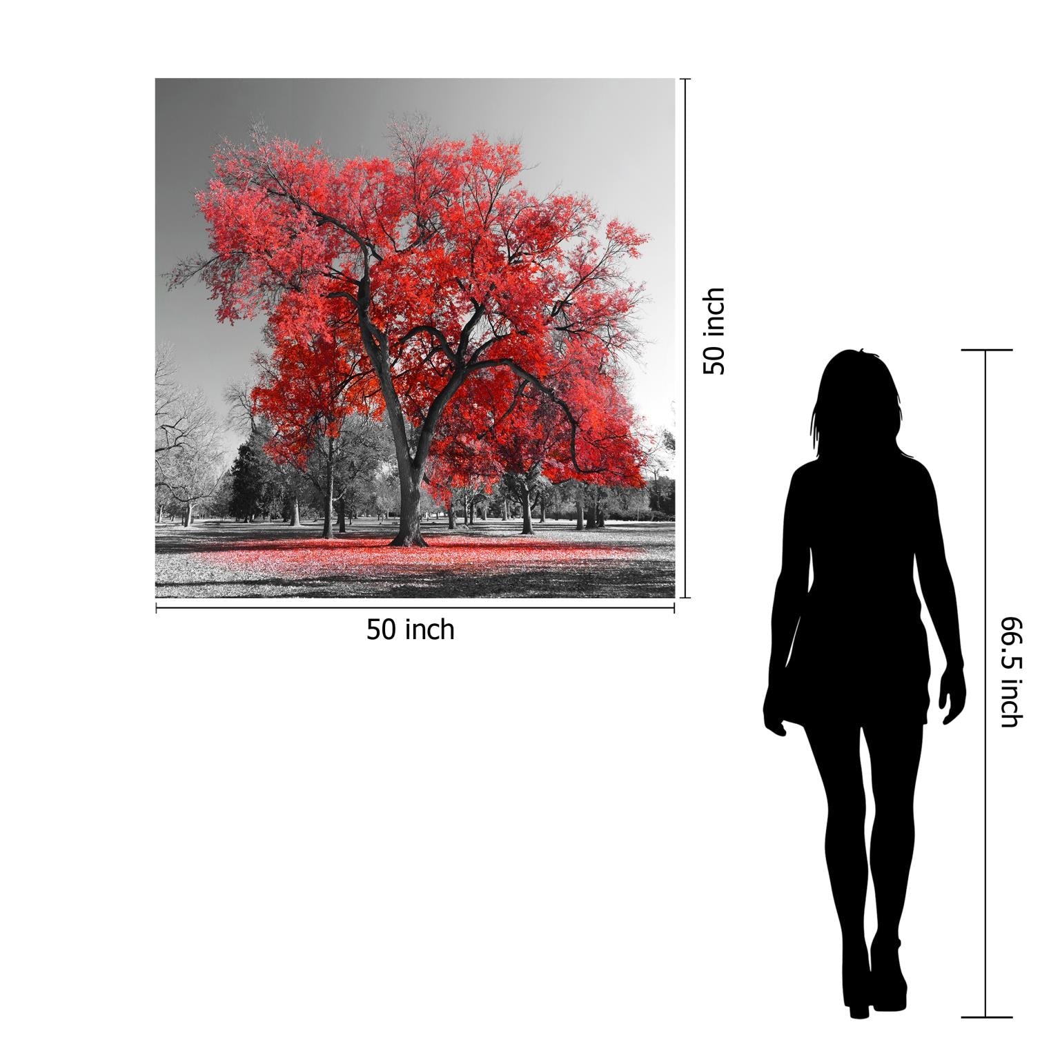 Temp Glass W/Foil - Red Tree Tempered Glass