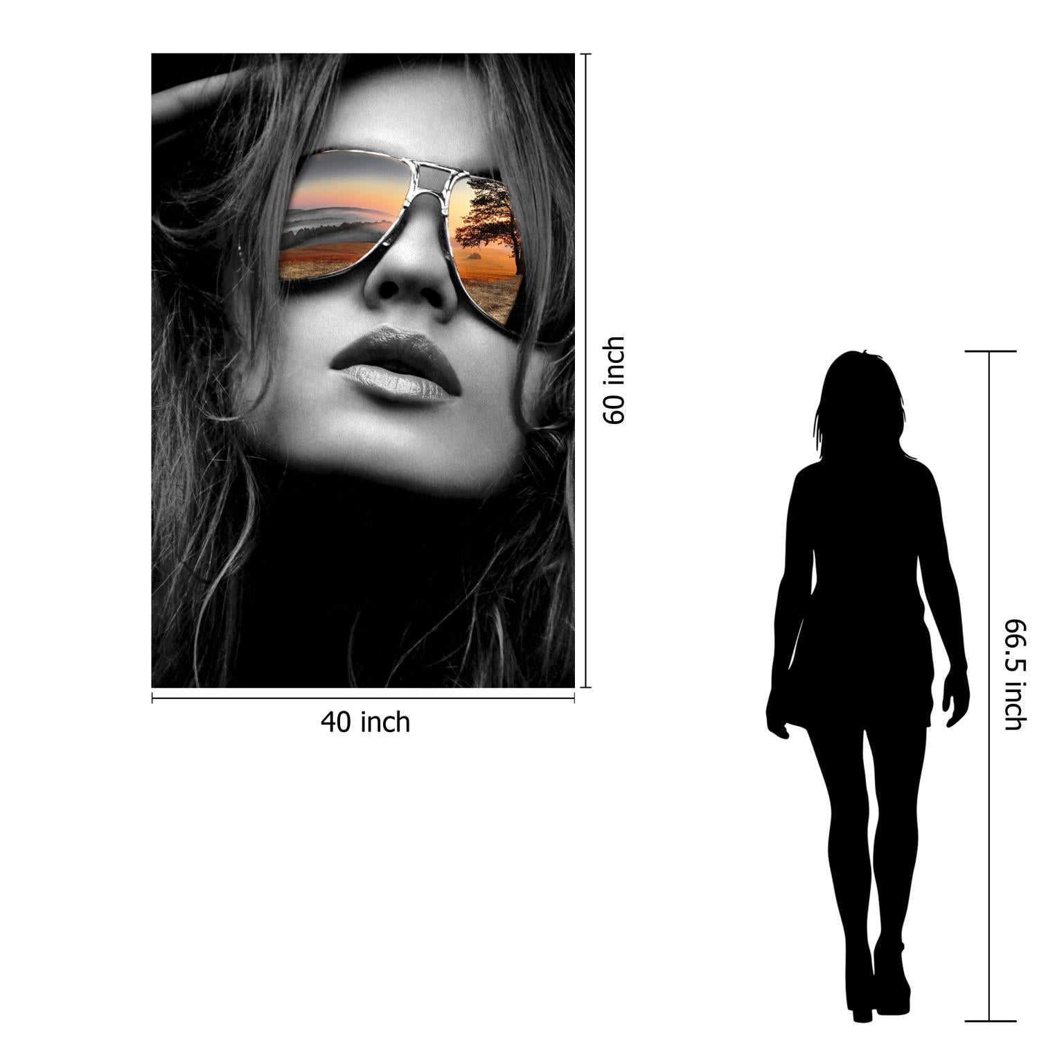 Temp Glass W/Foil - Reflective Shades Tempered Glass