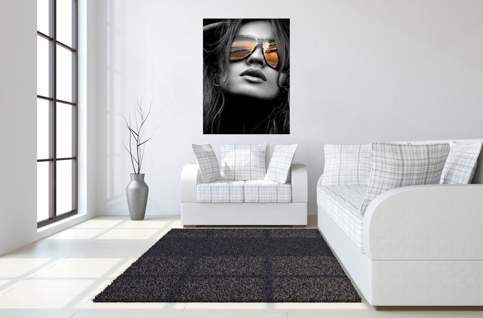 Temp Glass W/Foil - Reflective Shades Tempered Glass