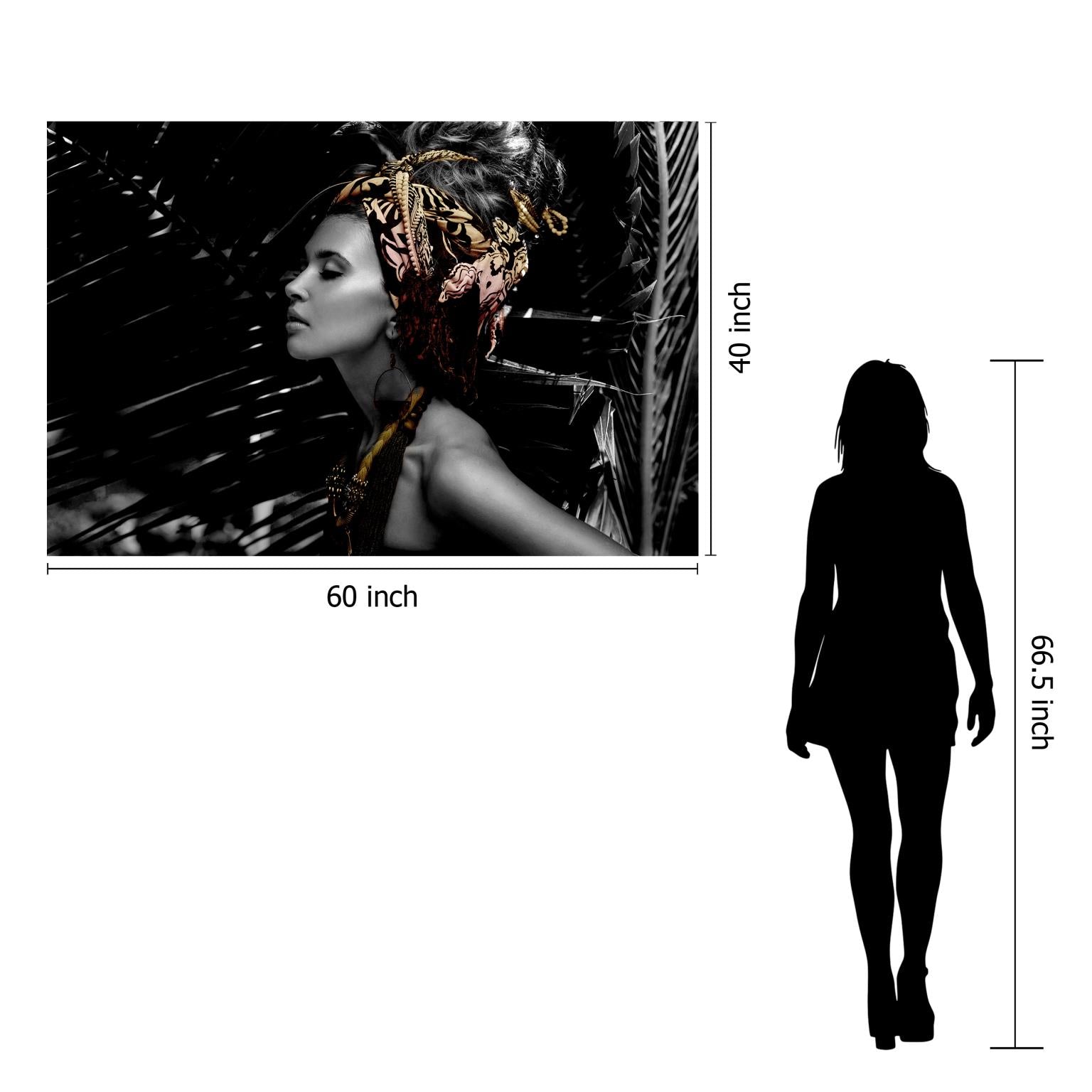 Temp Glass W/Foil - Woman Head Piece Tempered Glass