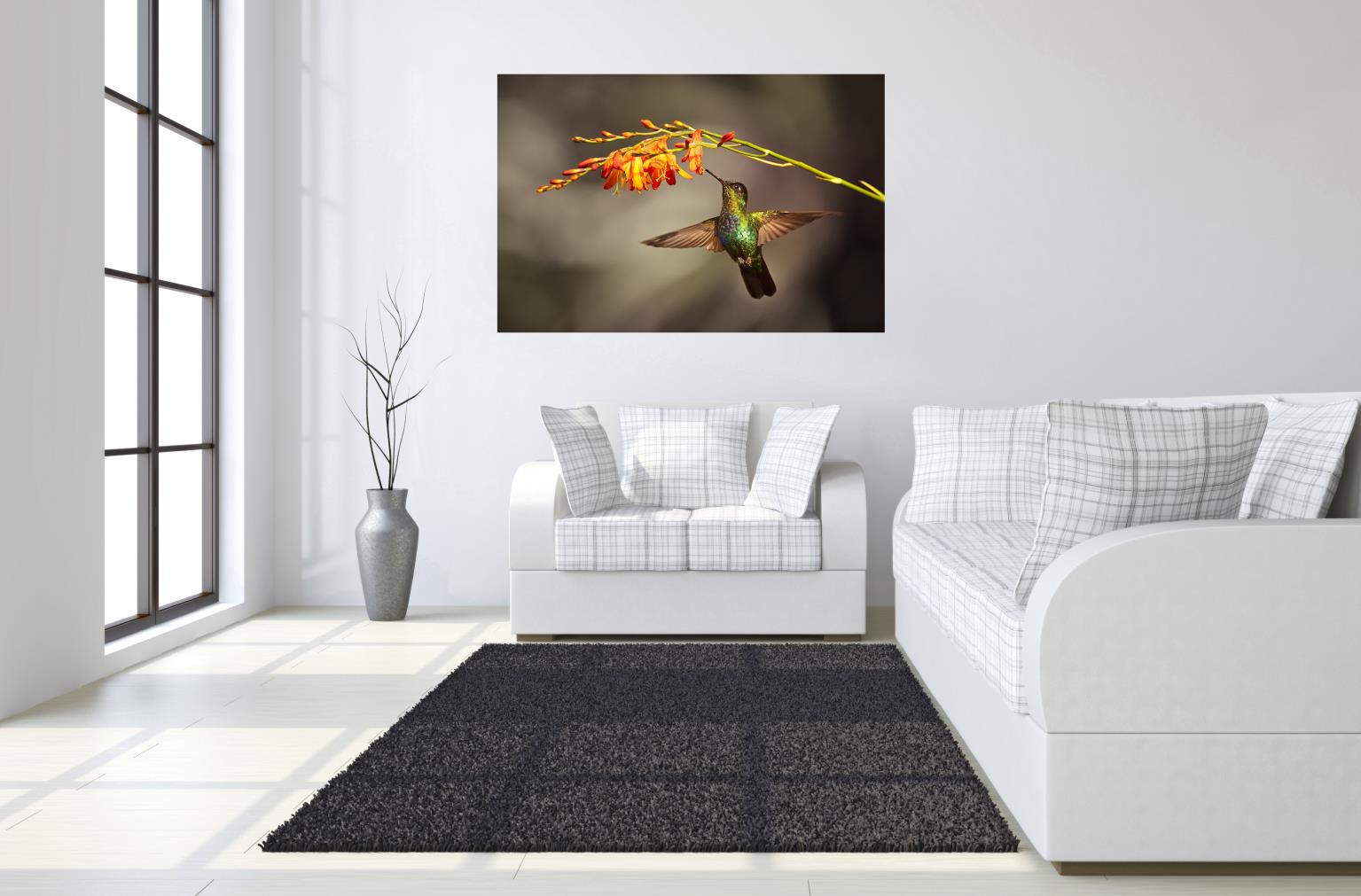 Temp Glass W/Foil - Hummingbird Tempered Glass