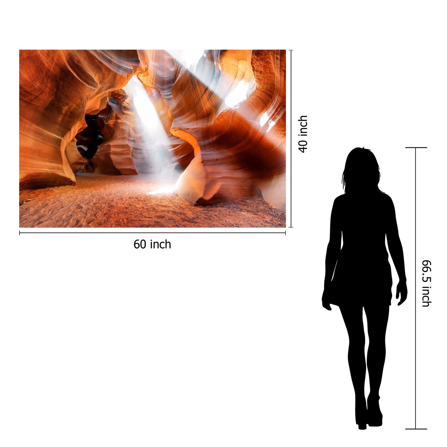 Temp Glass W/Foil - Antelope Canyon Tempered Glass