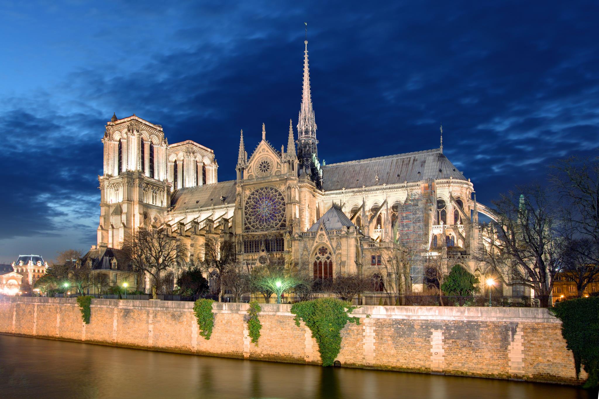 Temp Glass W/Foil - Notre Dame Cathedral 1 Tempered Glass