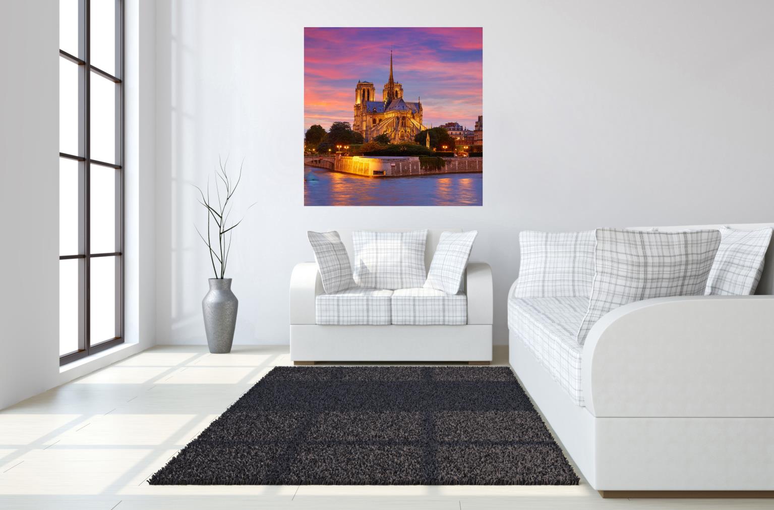 Temp Glass W/Foil - Notre Dame Cathedral 2 Tempered Glass