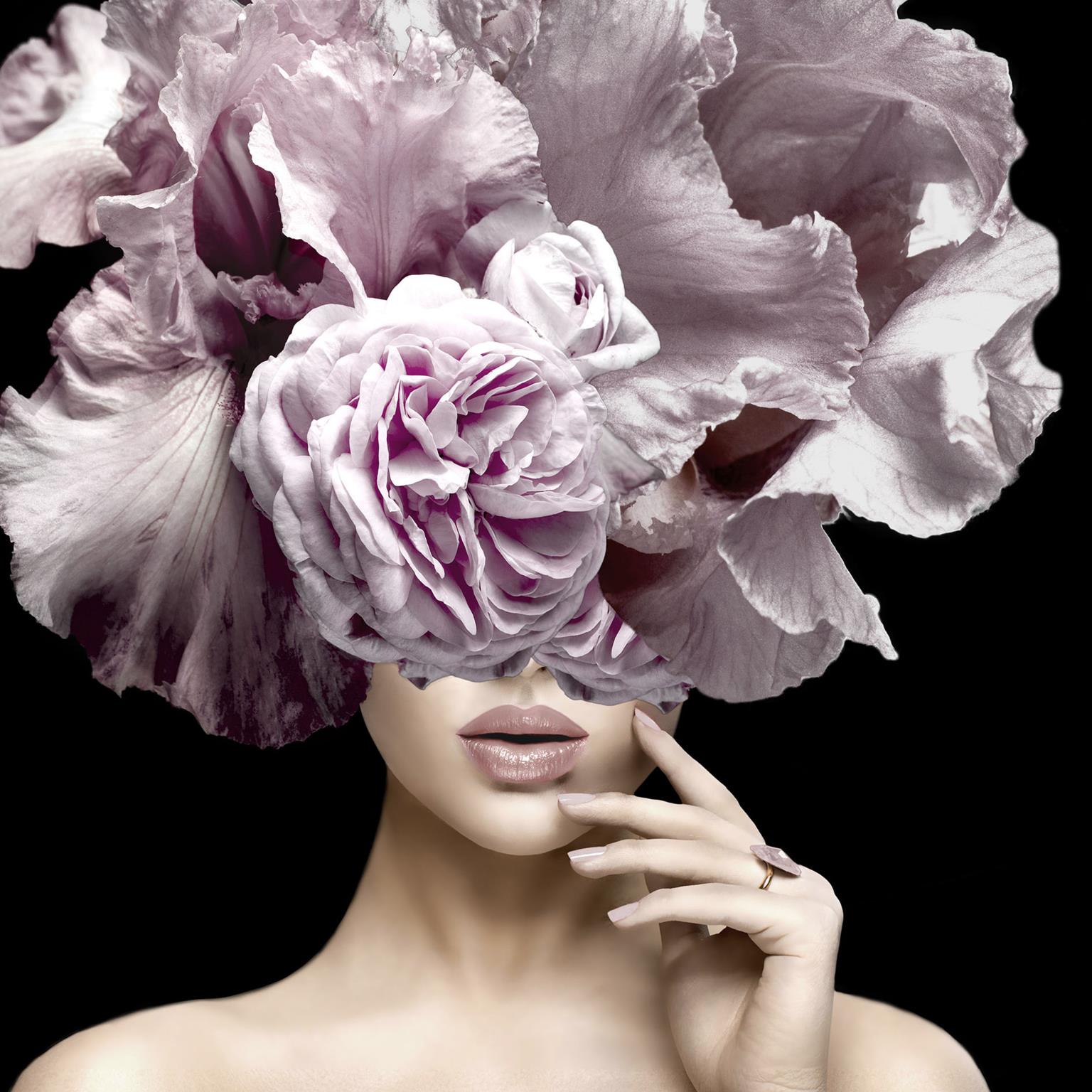 Temp Glass W/Foil - Pink Peonie Tempered Glass