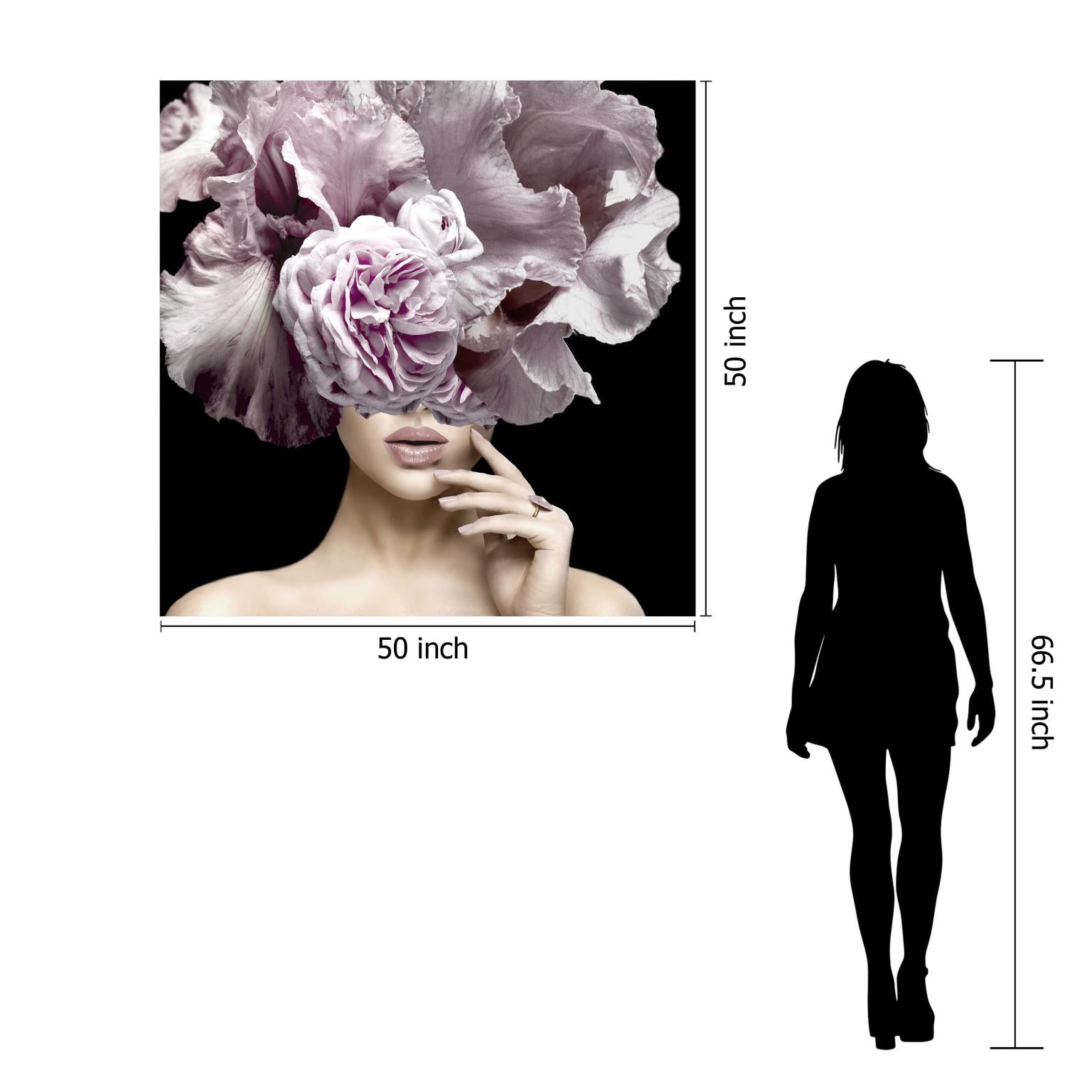 Temp Glass W/Foil - Pink Peonie Tempered Glass