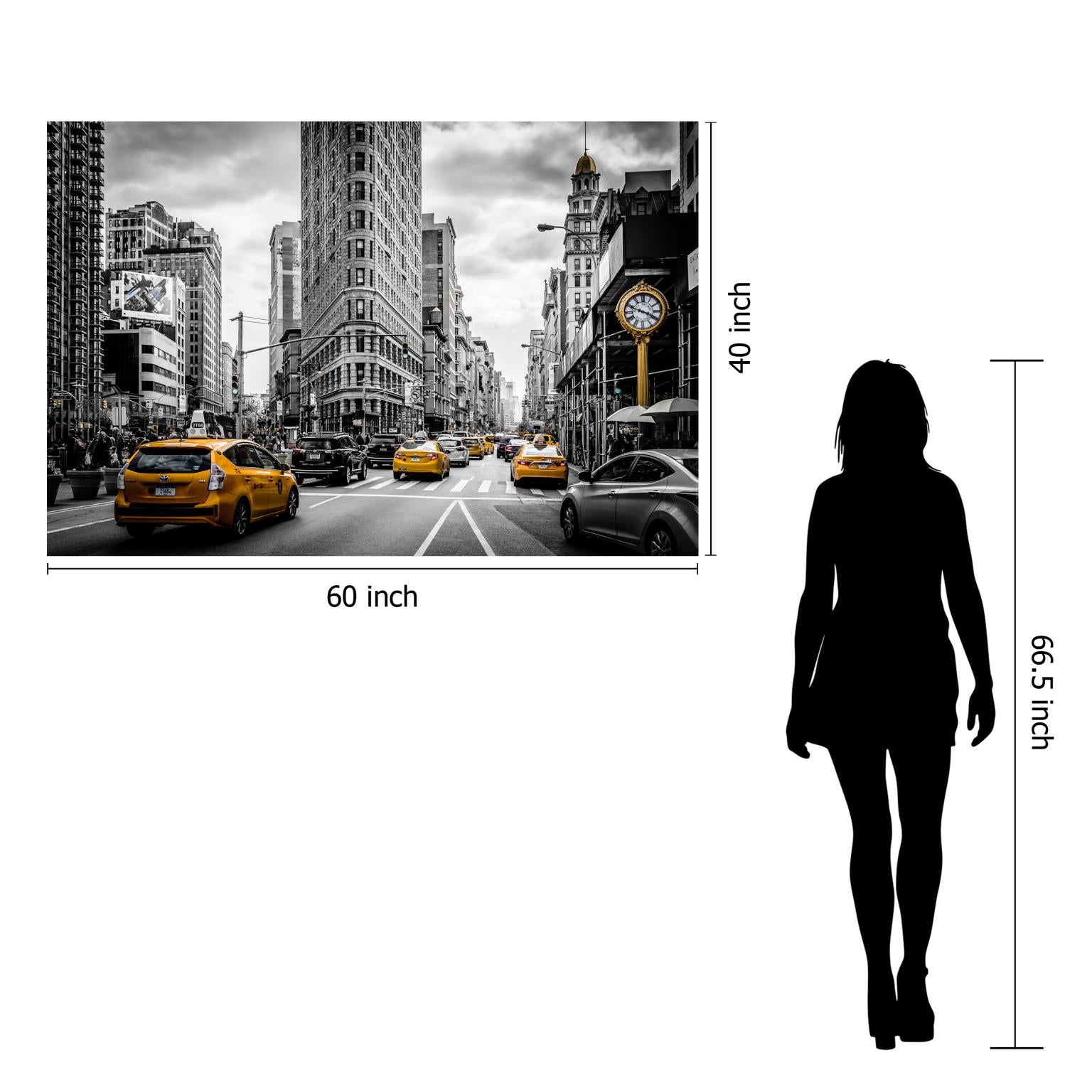Temp Glass W/Foil - Yellow Cab Time Square Tempered Glass