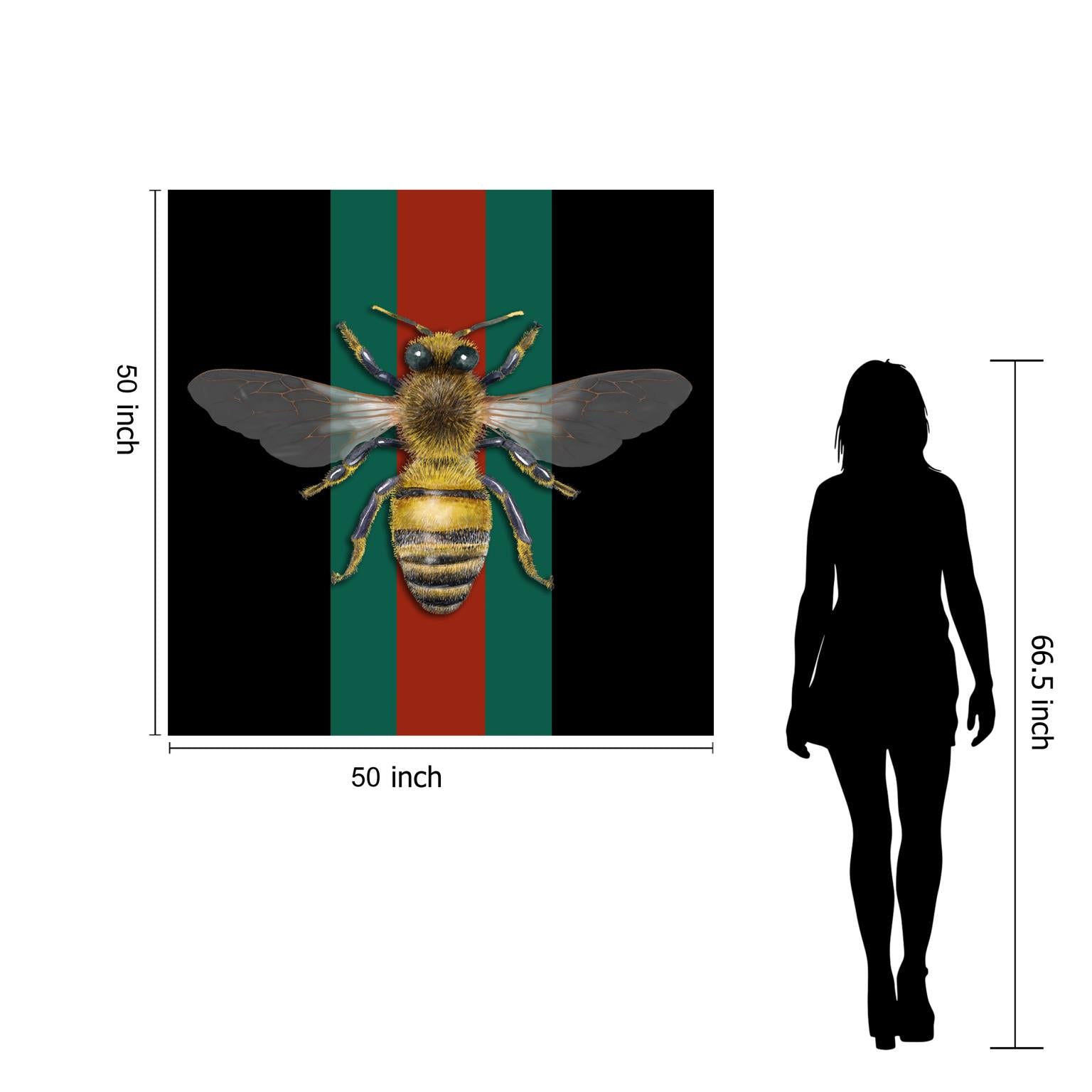 Temp Glass W/Foil - Queen Bee Tempered Glass