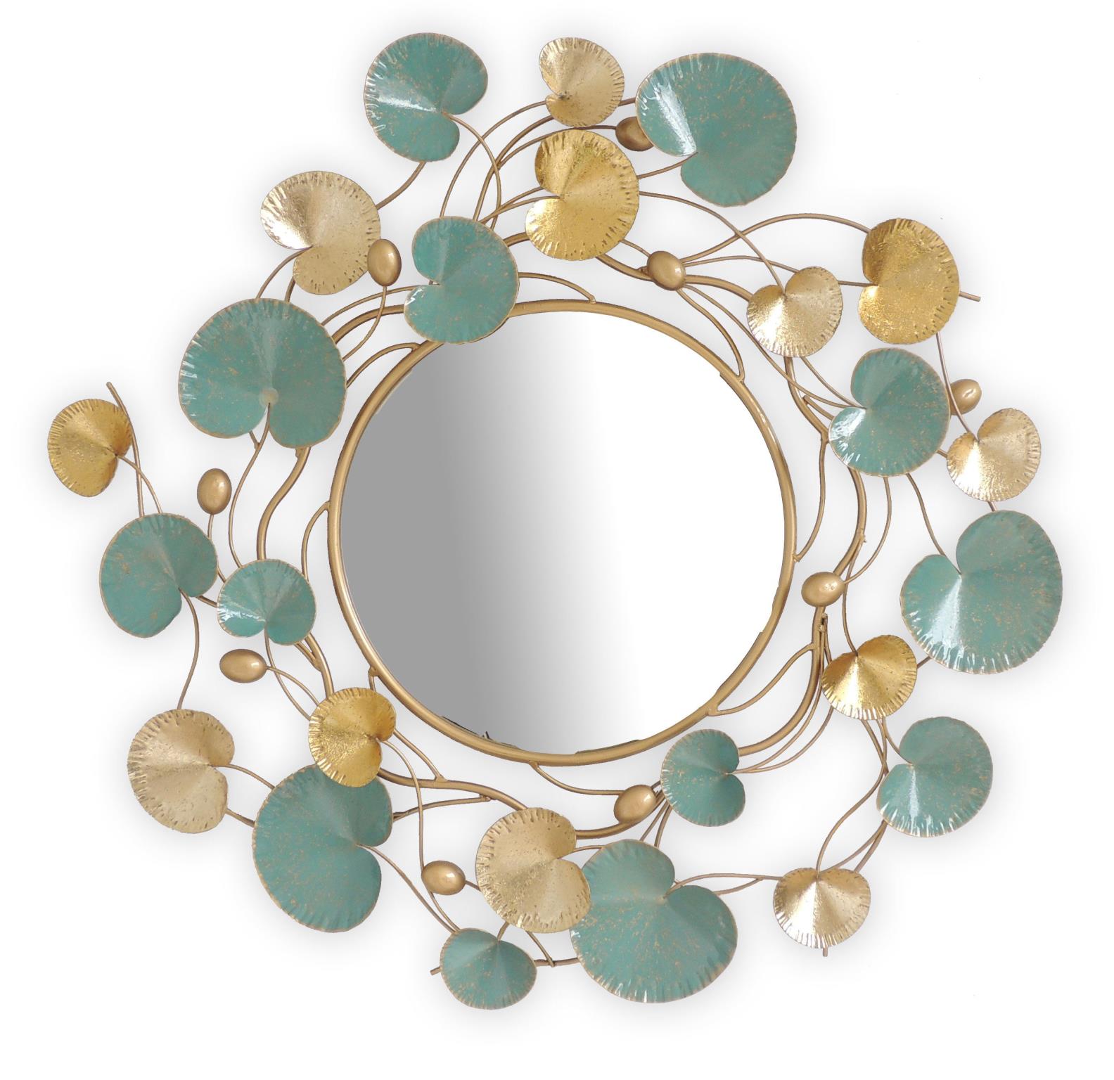 Metal Wall Mirror Mixed Media