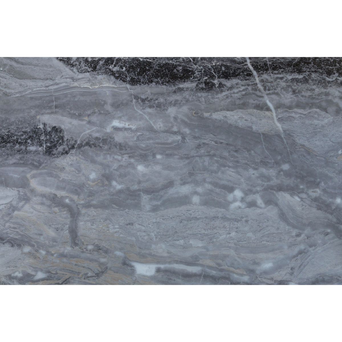 Bluebond Gray Coffee Table Set — Faux Marble Top
