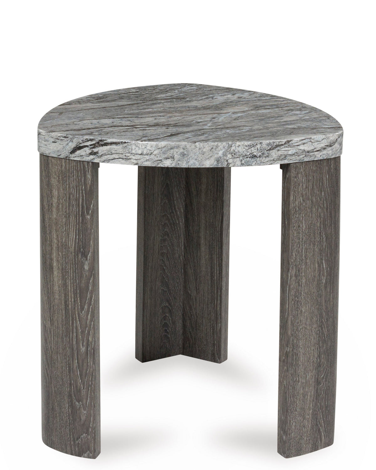 Surmour Faux Marble Cocktail Table — Pivoting Lower Table