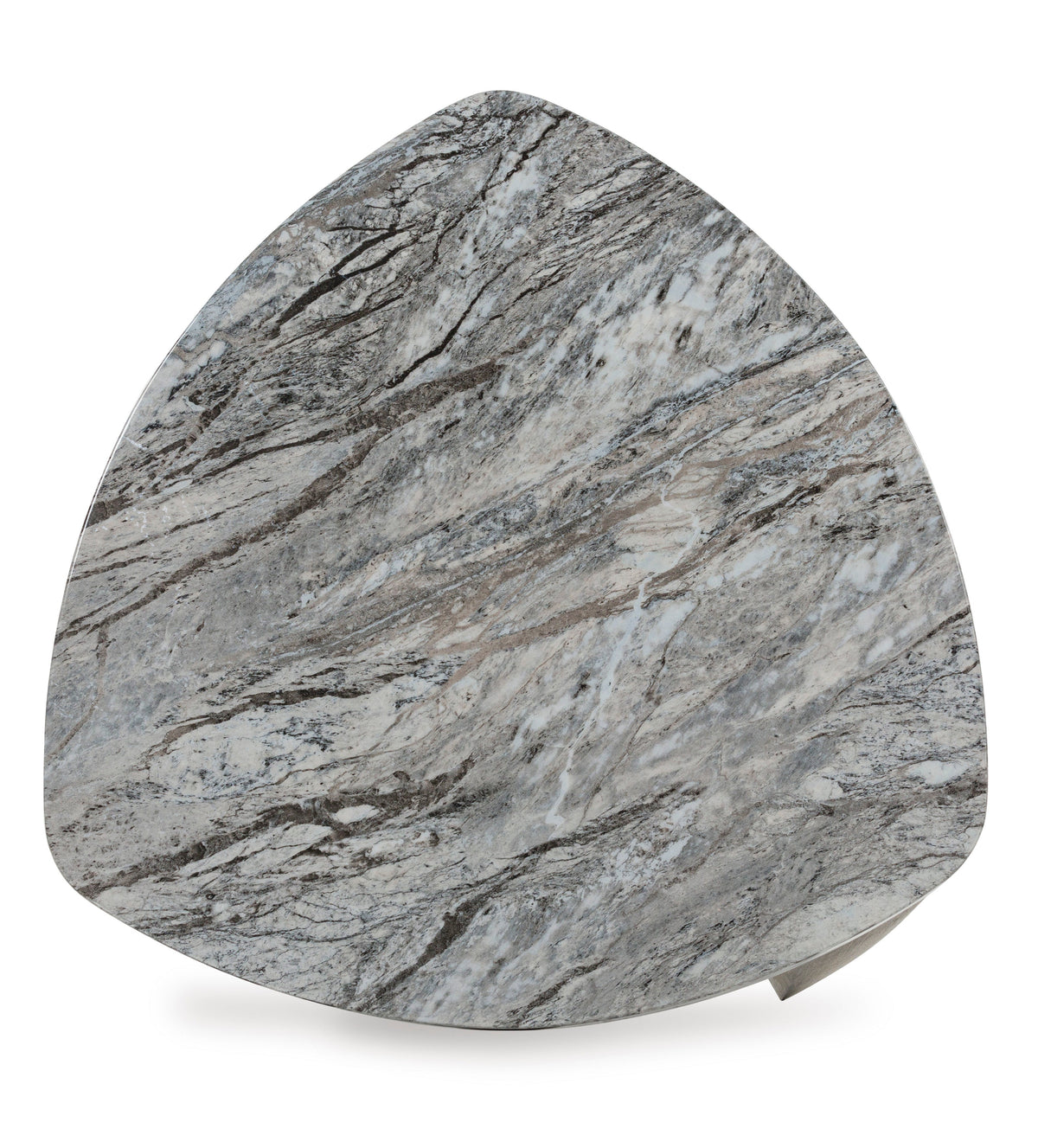 Surmour Faux Marble Cocktail Table — Pivoting Lower Table