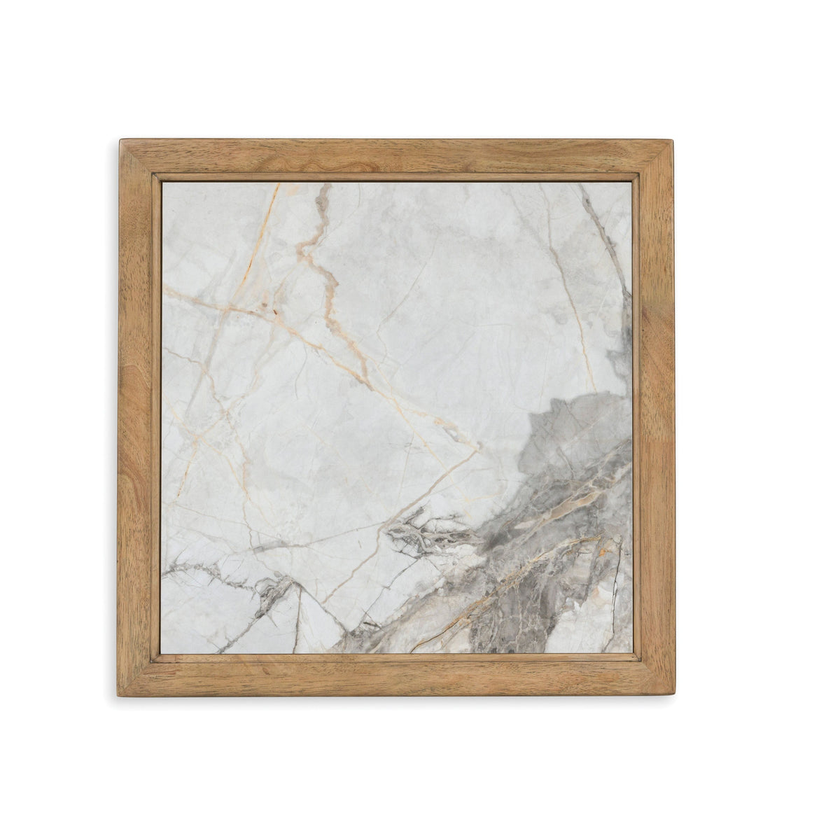 Montia Sintered Stone End Table — Rolling Casters