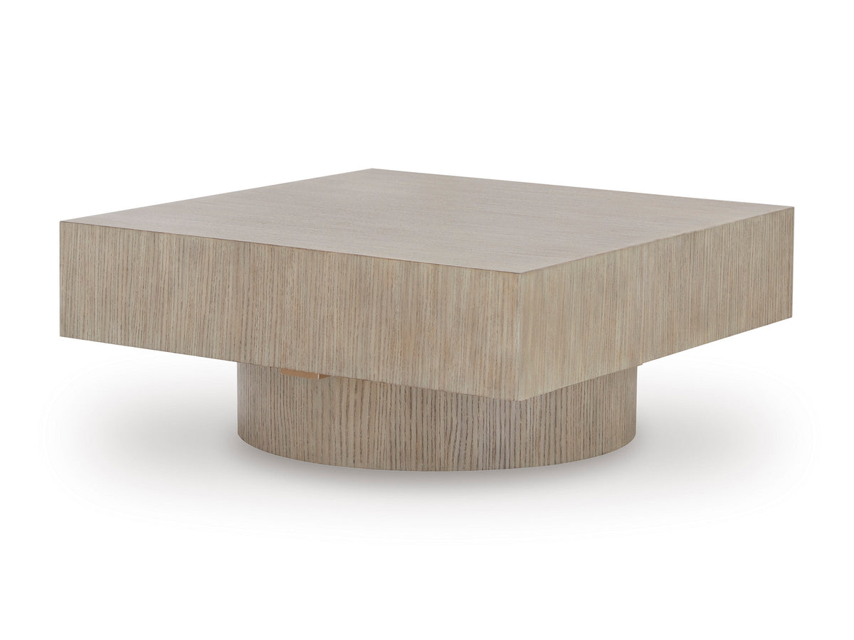 Jorielyn Light Grayish Brown End Table — Plinth Base