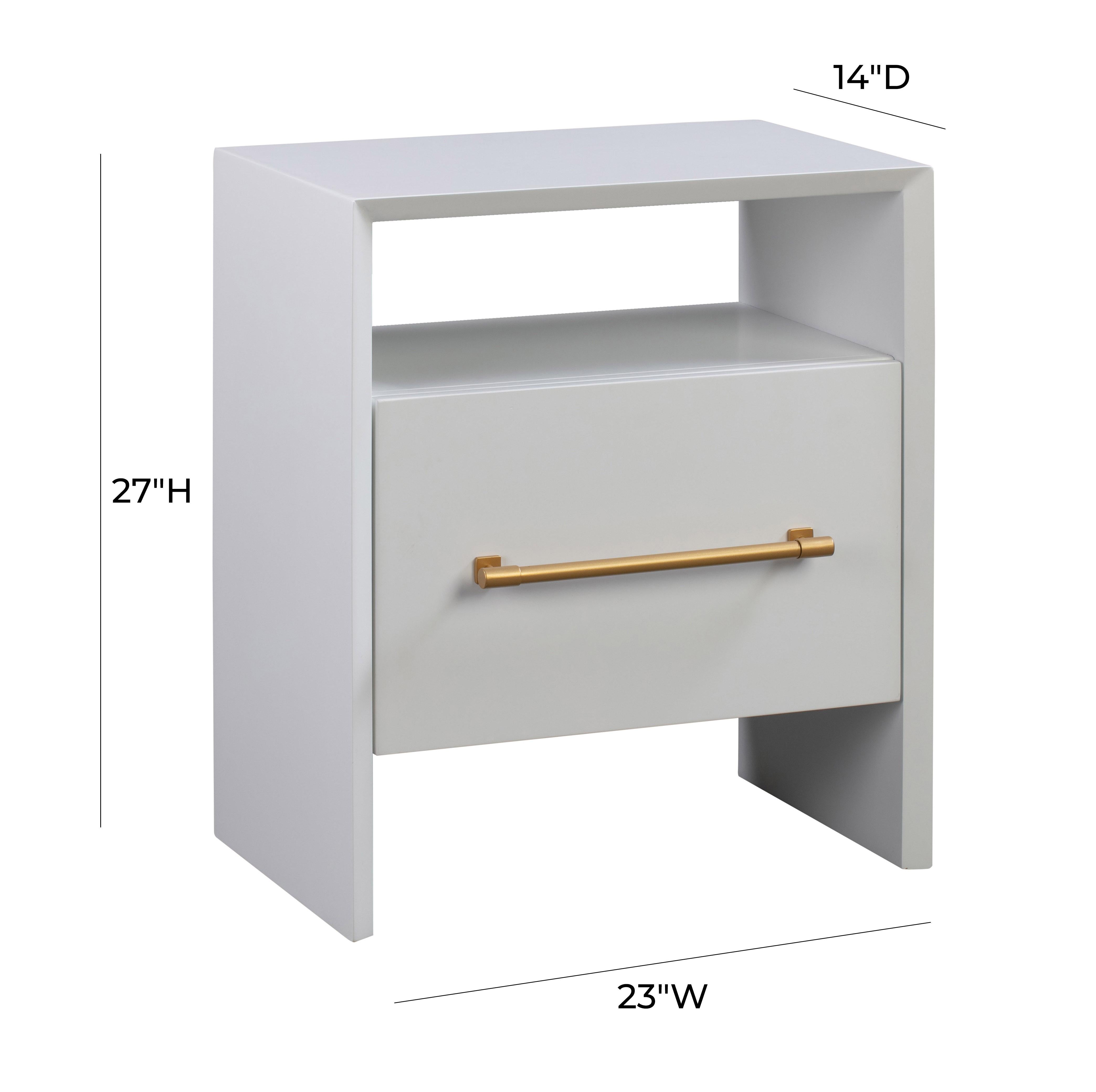 Libre White Nightstand - UK