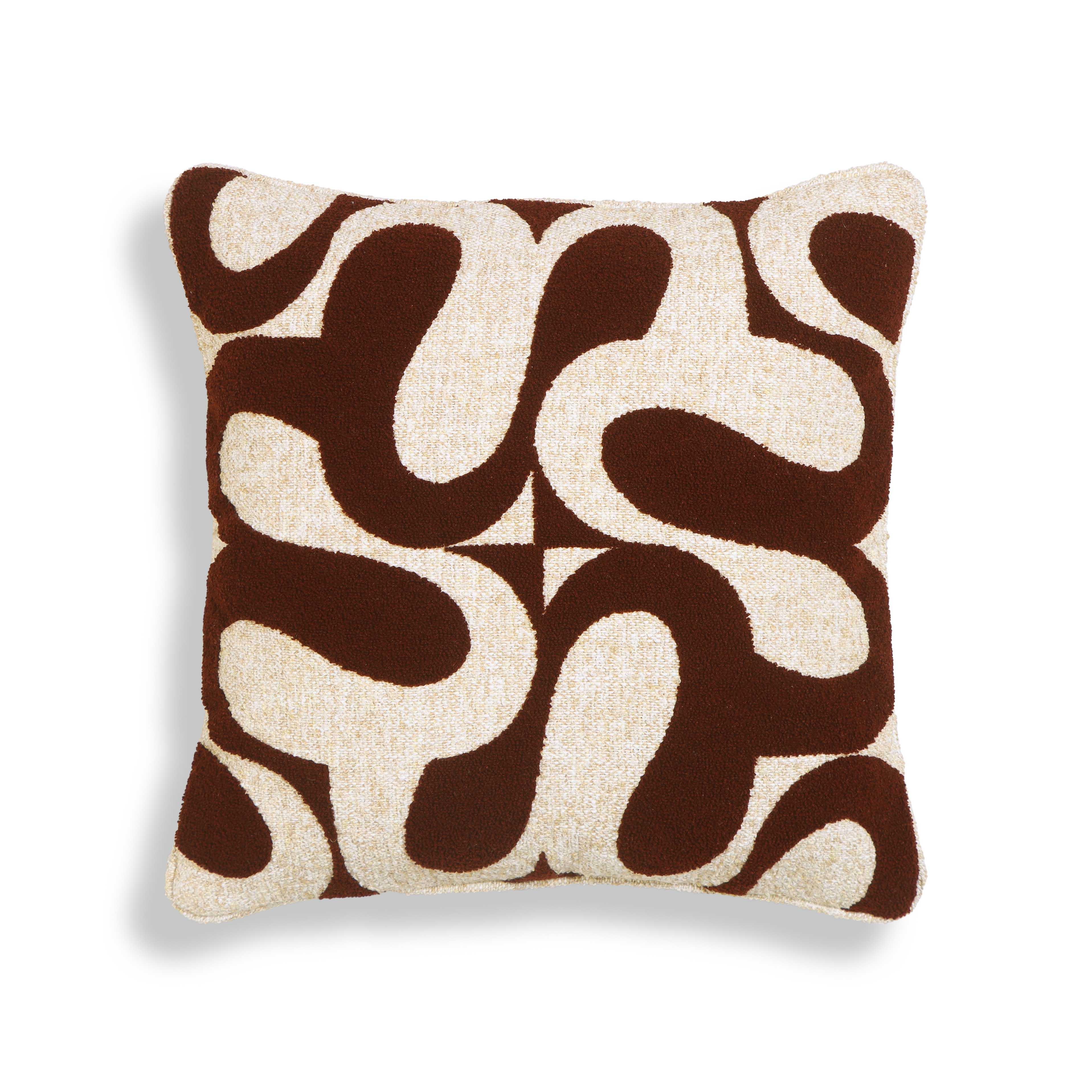 Bonney Chocolate Brown Boucle Accent Cushion