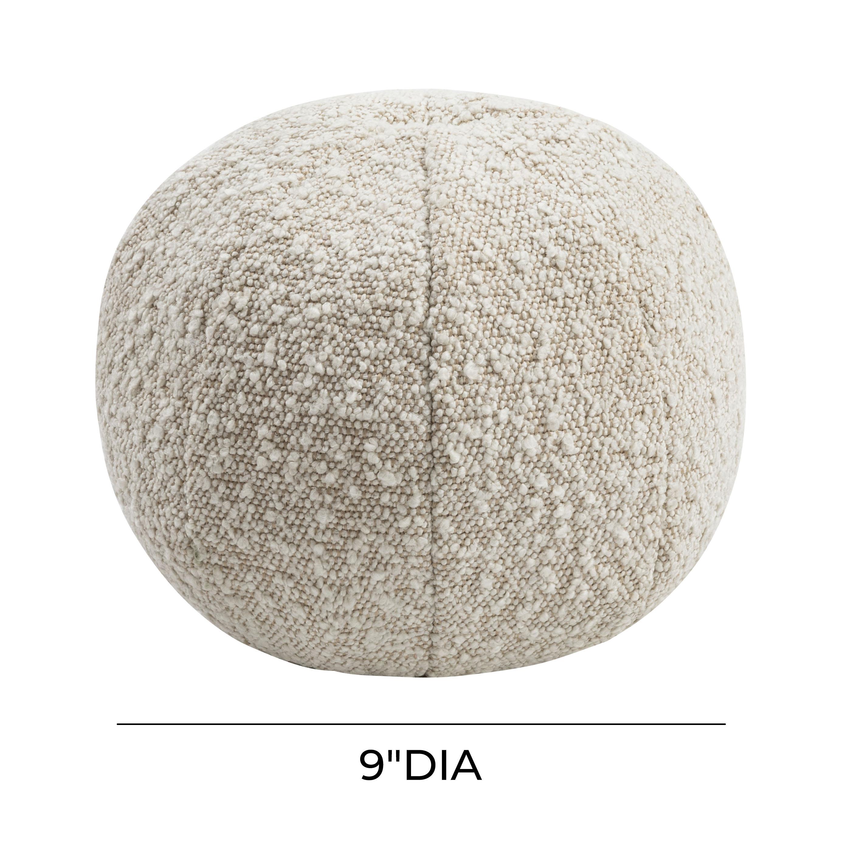 Boba Beige Boucle 9" Pillow