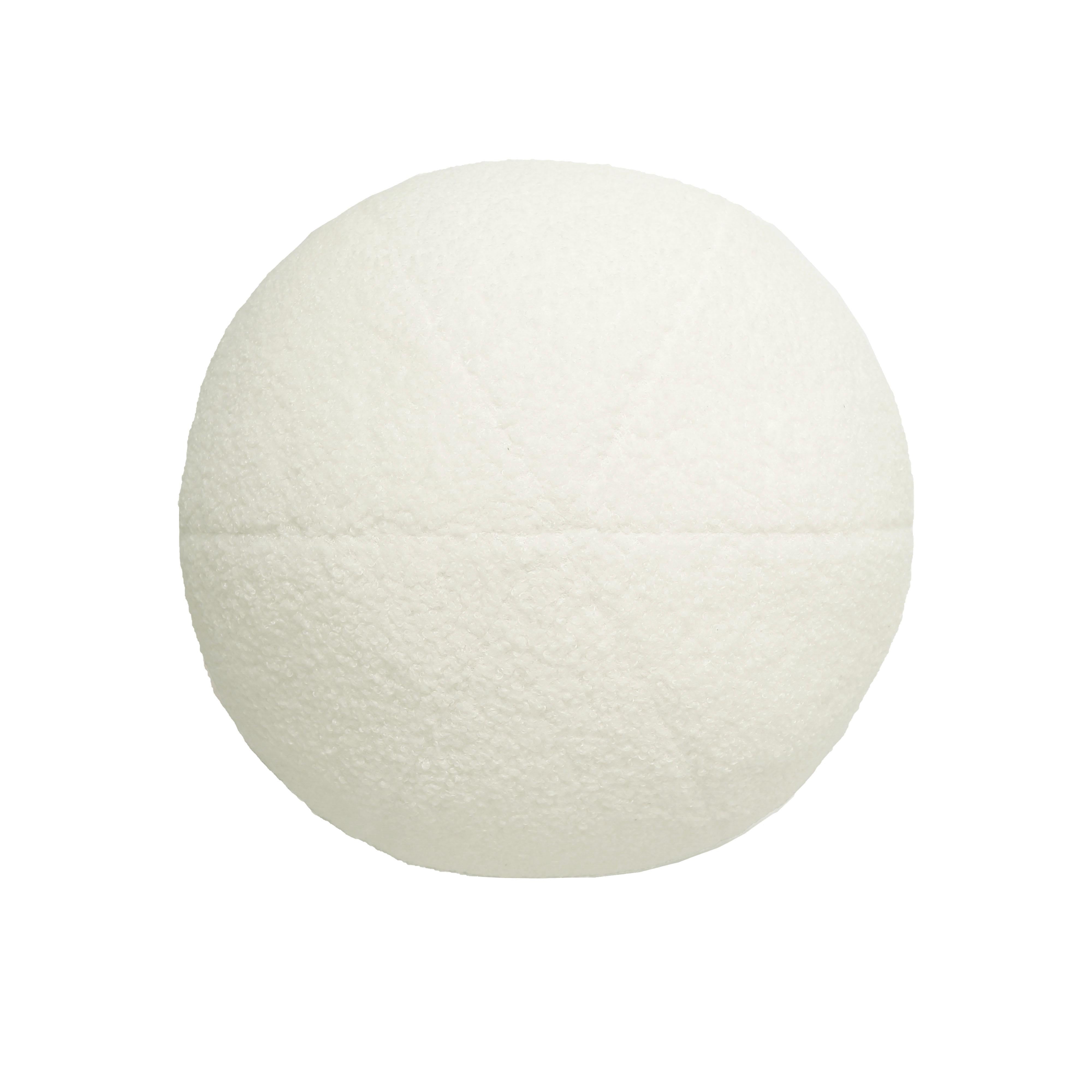 Boba Cream Vegan Shearling 9" Pillow