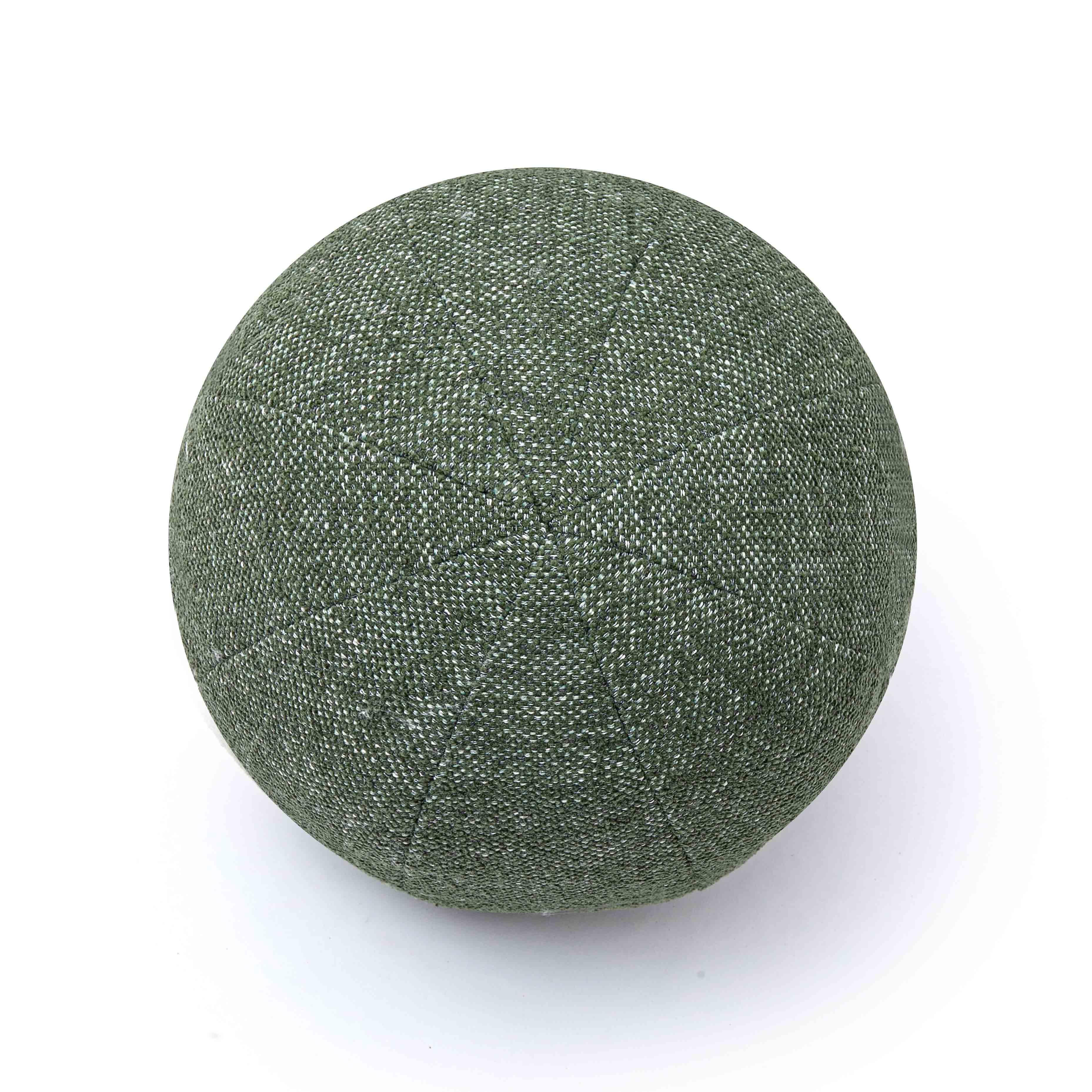 Boba Forest Green Textured Basketweave 9" Pillow