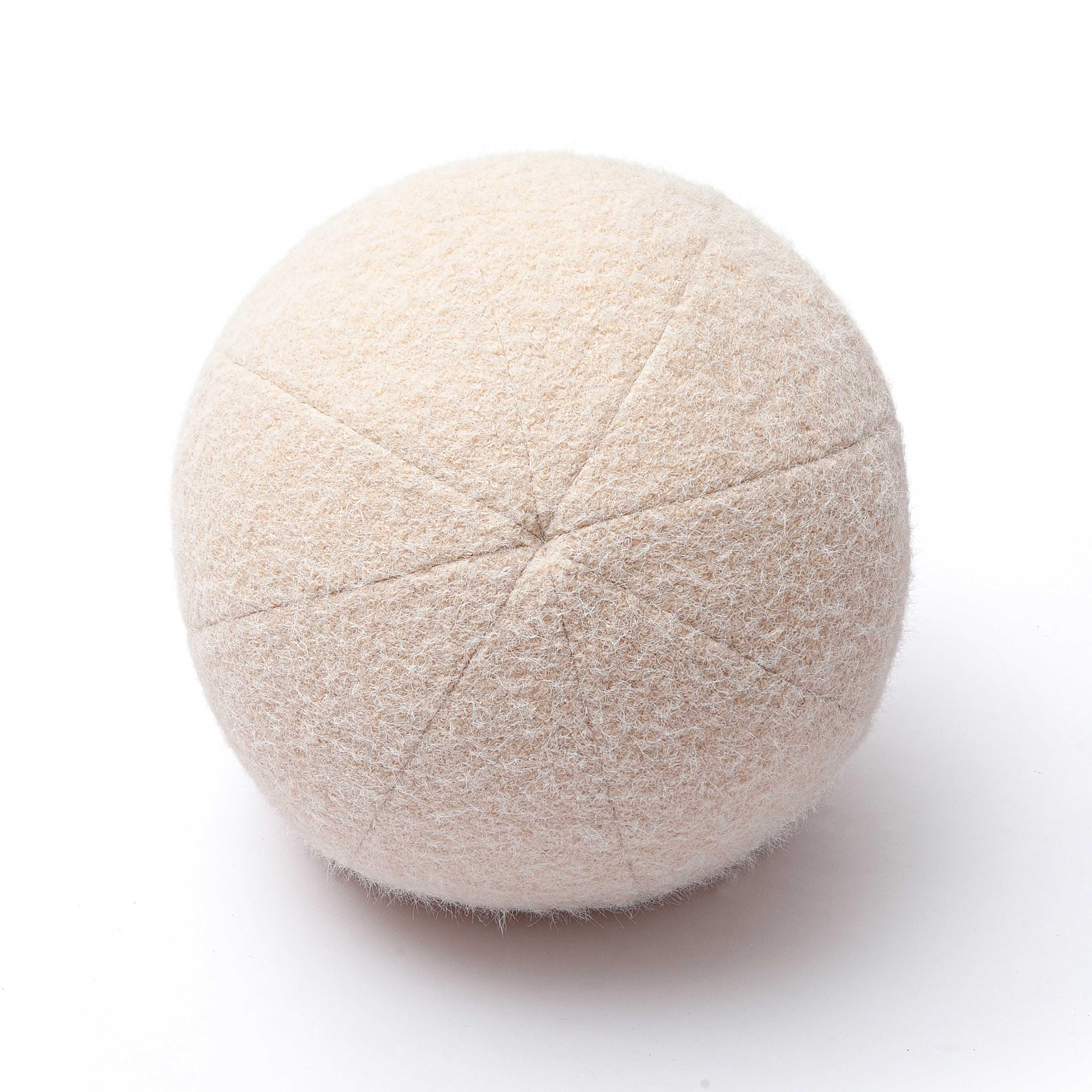 Boba Rose-Tan Long Mohair 14" Pillow