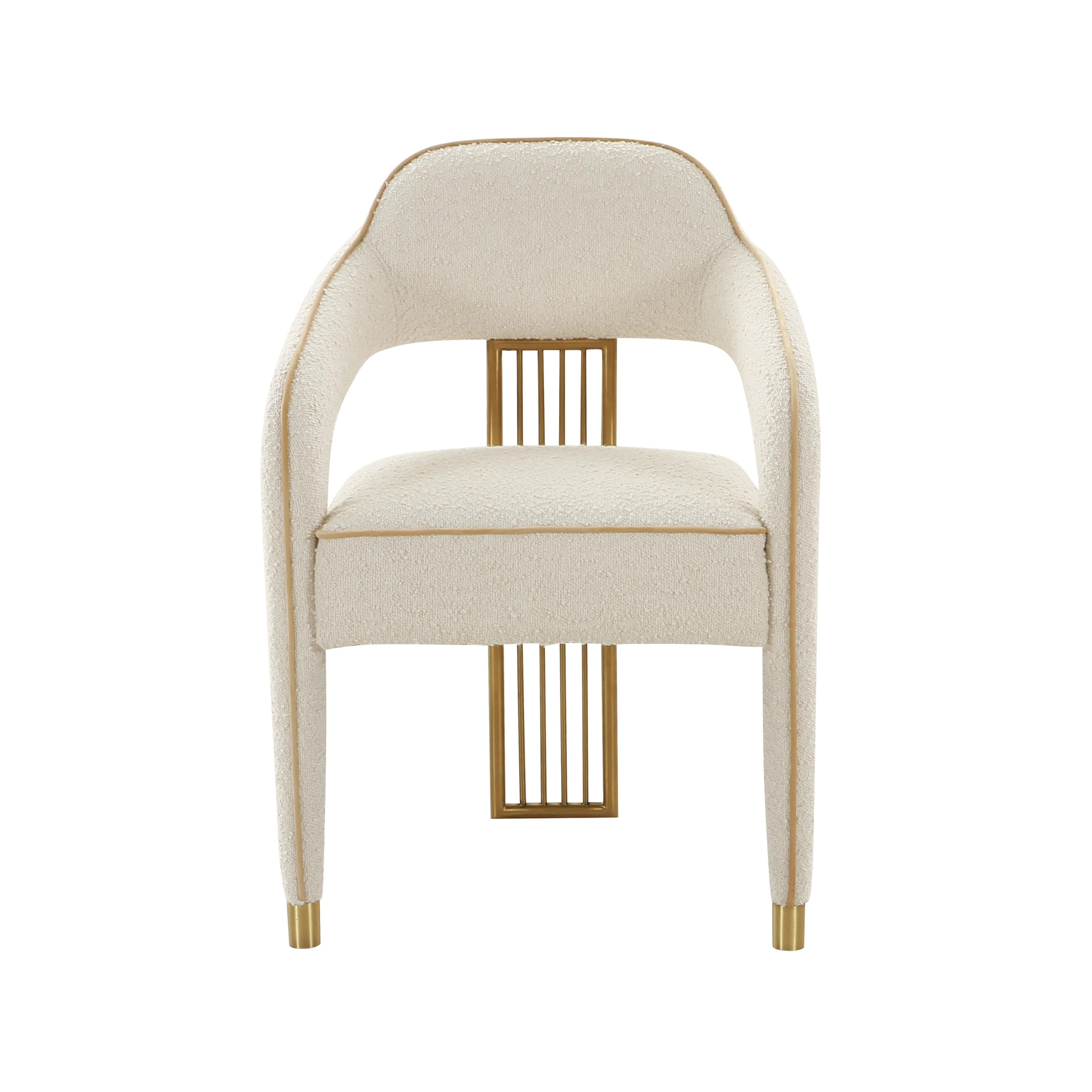 Corralis Cream Boucle Dining Chair - UK