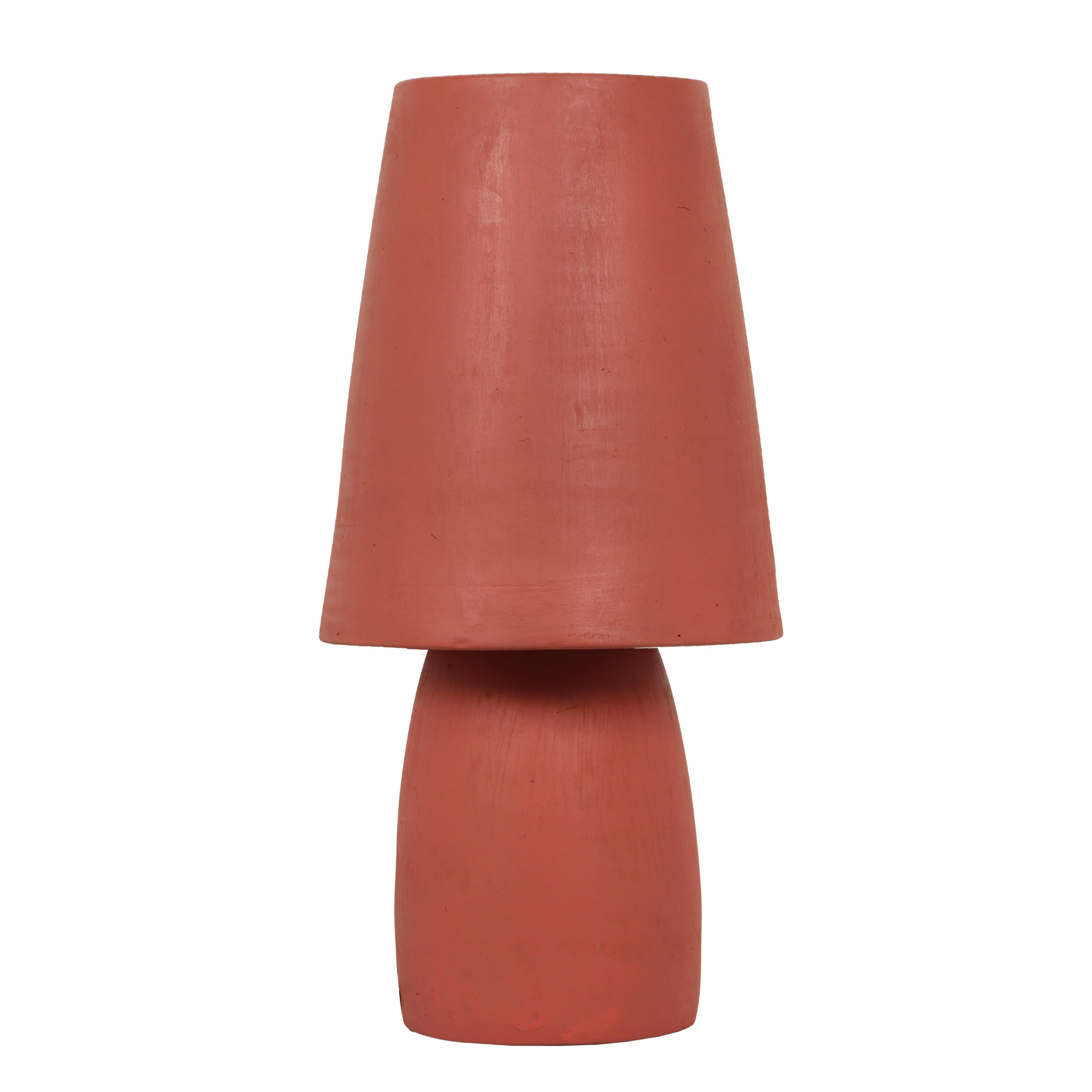 Porcini Red Terracotta Table Lamp