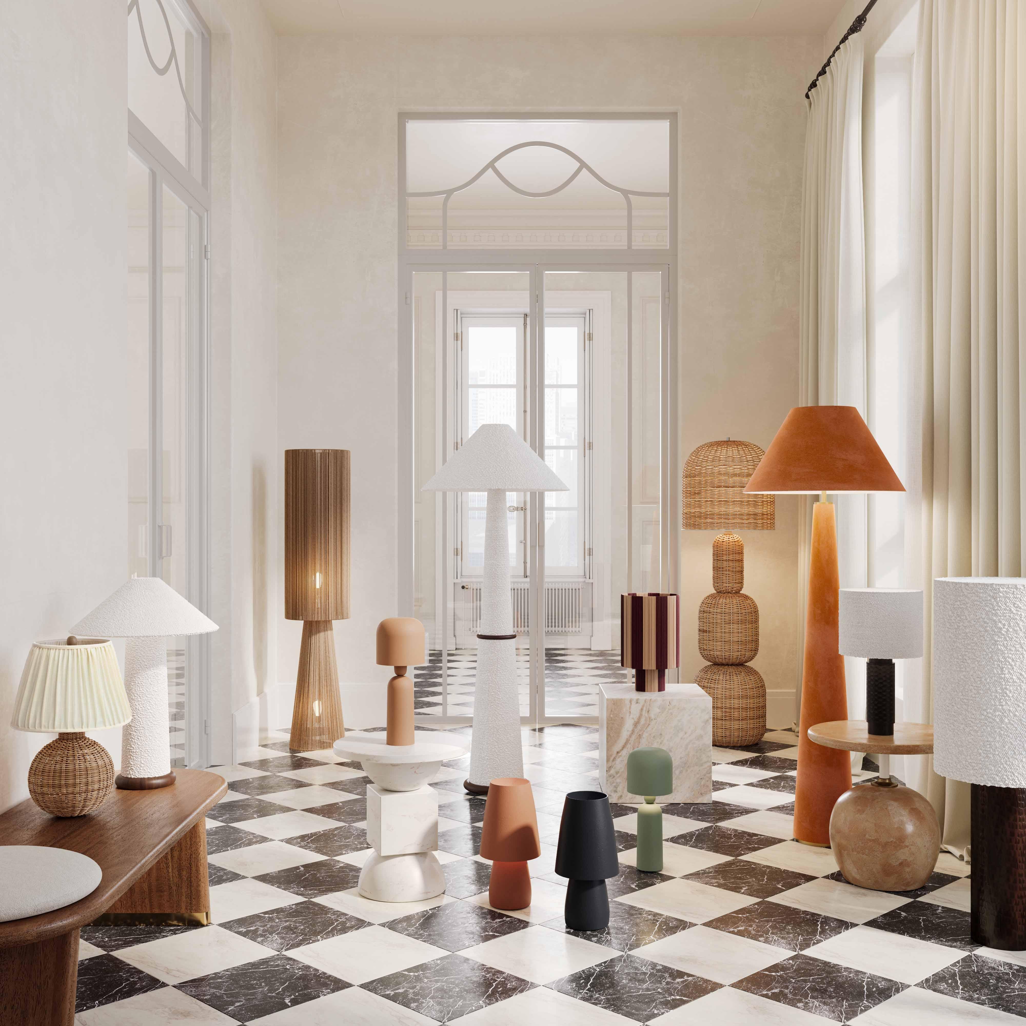 Shroom Green Metal Table Lamp