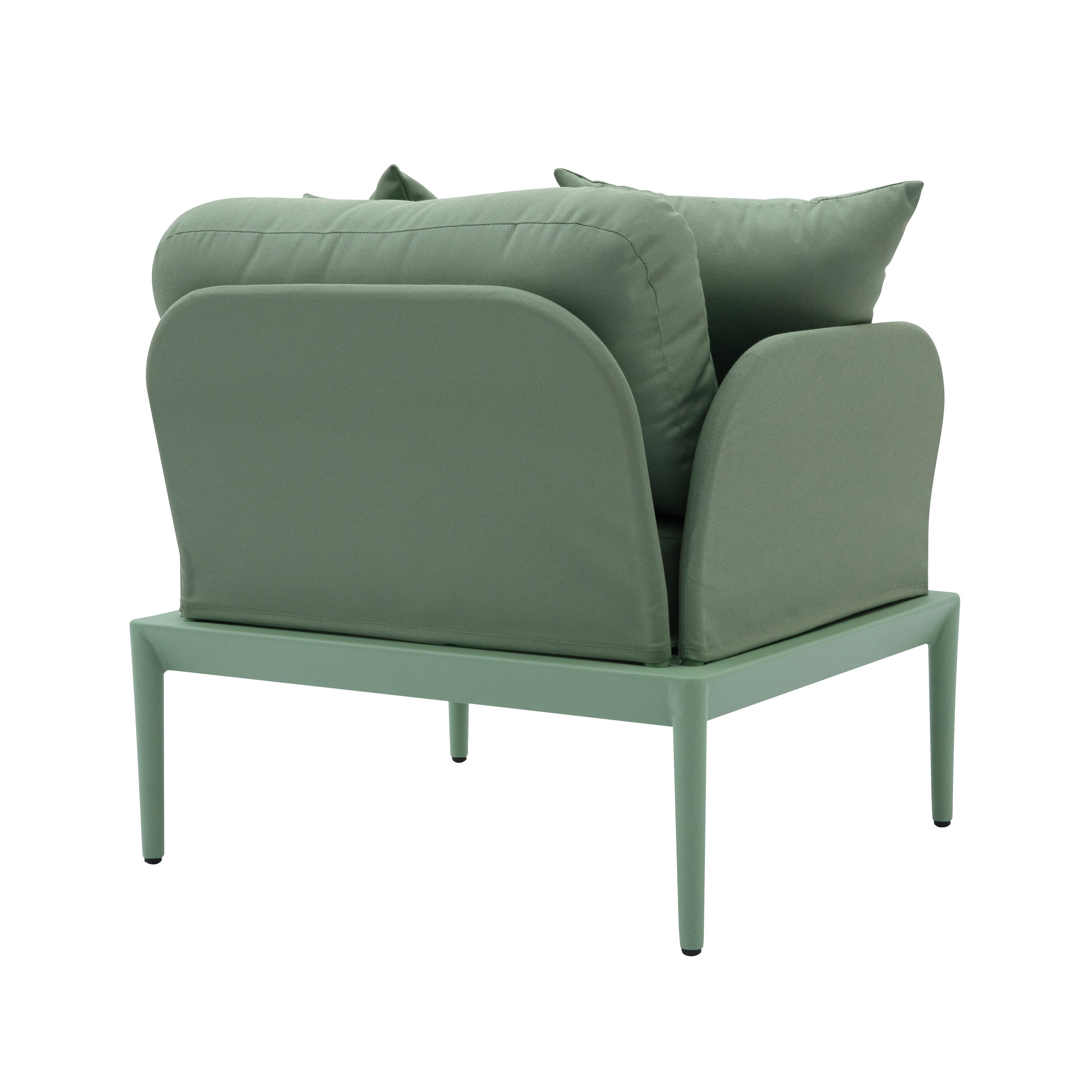 Kapri Moss Green Outdoor Armchair